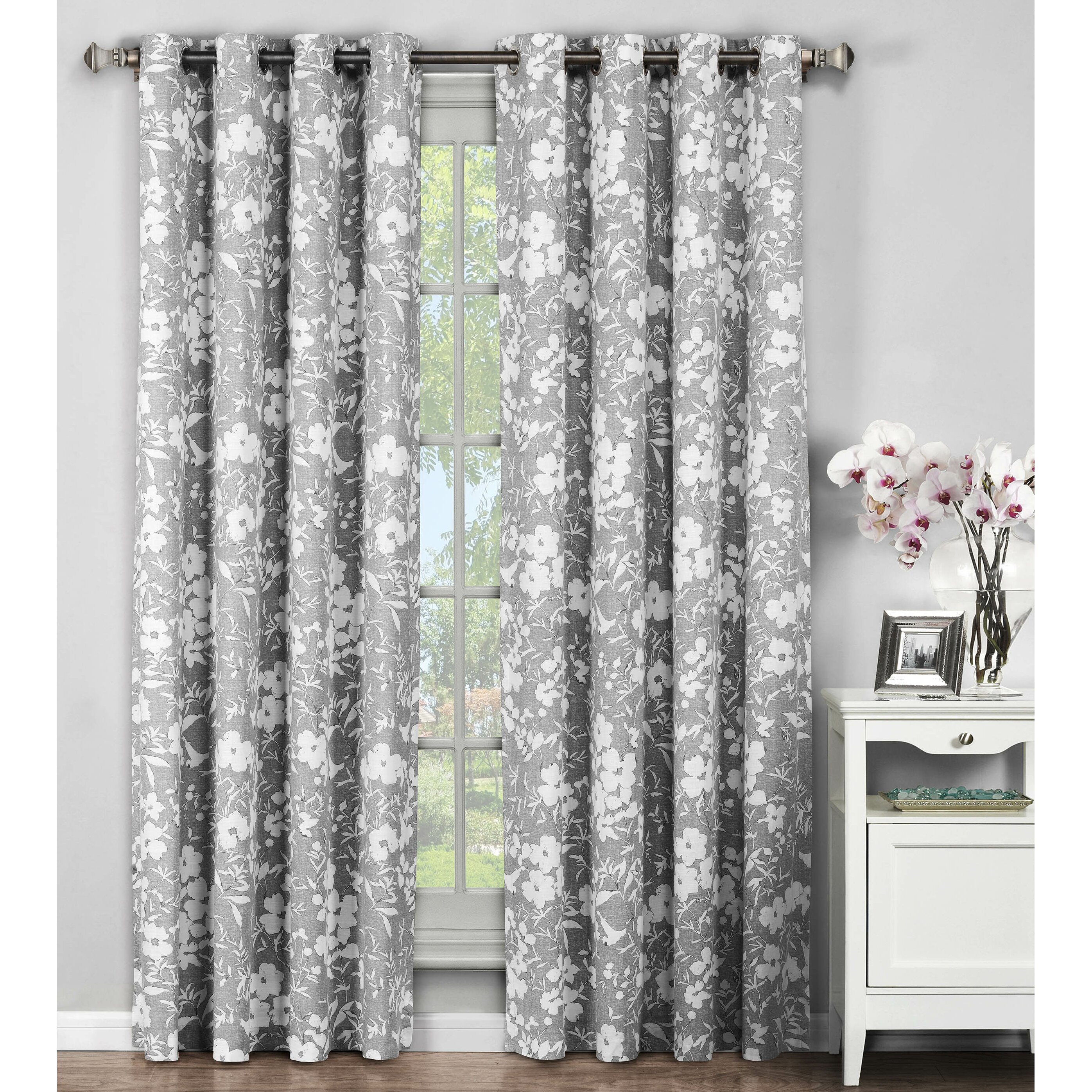 Window Elements Bohemian Extra Wide Grommet Curtain Panels ... - Window Elements Bohemian Extra Wide Grommet Curtain Panels