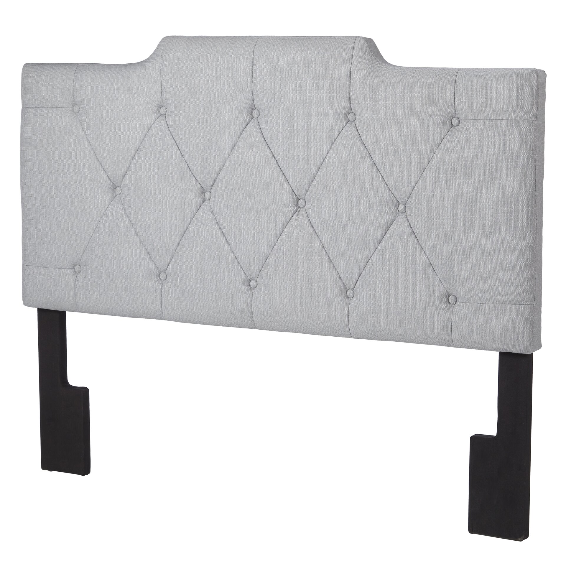 Three Posts™ Inset Upholstered Panel Headboard & Reviews | Wayfair