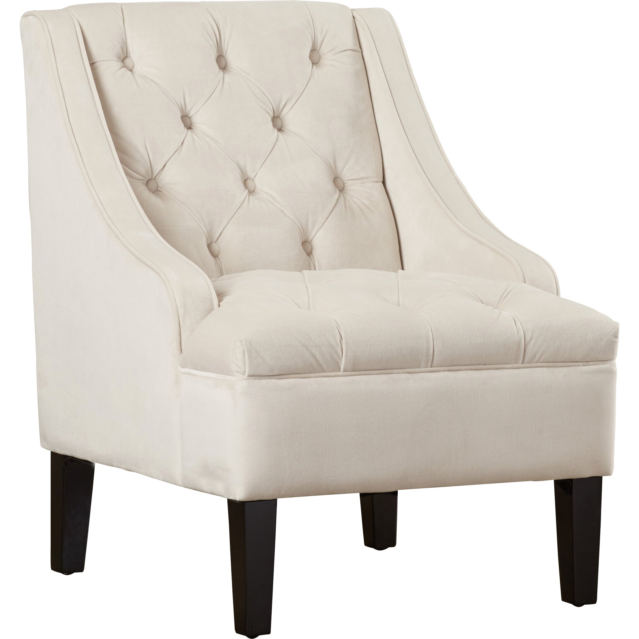 Three Posts Darien Tufted Swoop Arm Chair Reviews Wayfair Ca   Three Posts Darien Tufted Swoop Arm Chair 