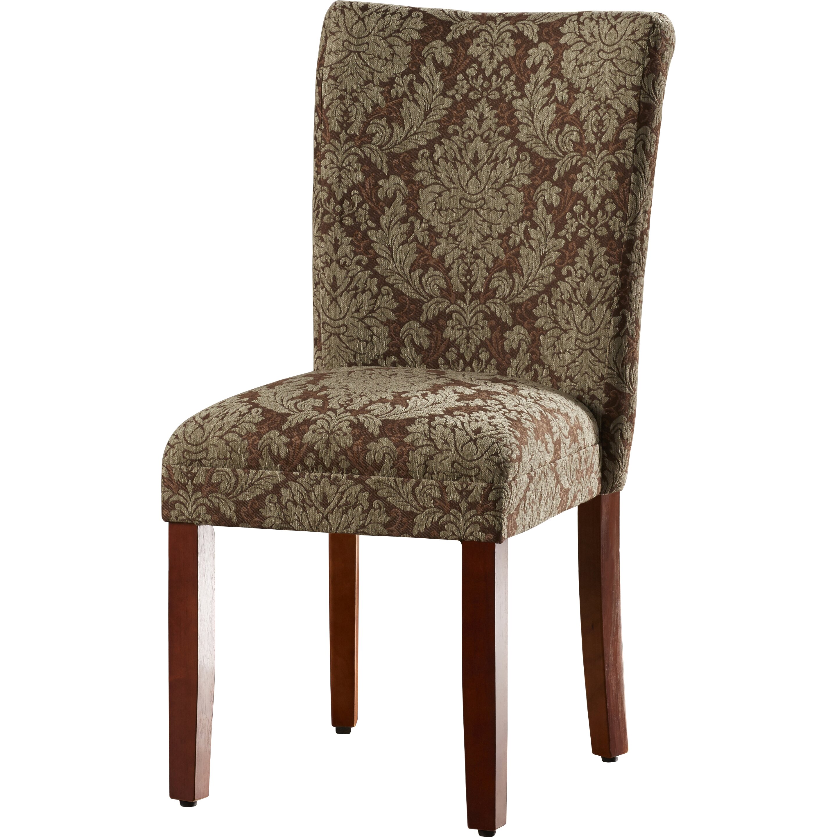 Three Posts Hazelwood Upholstered Damask Parsons Chair & Reviews | Wayfair