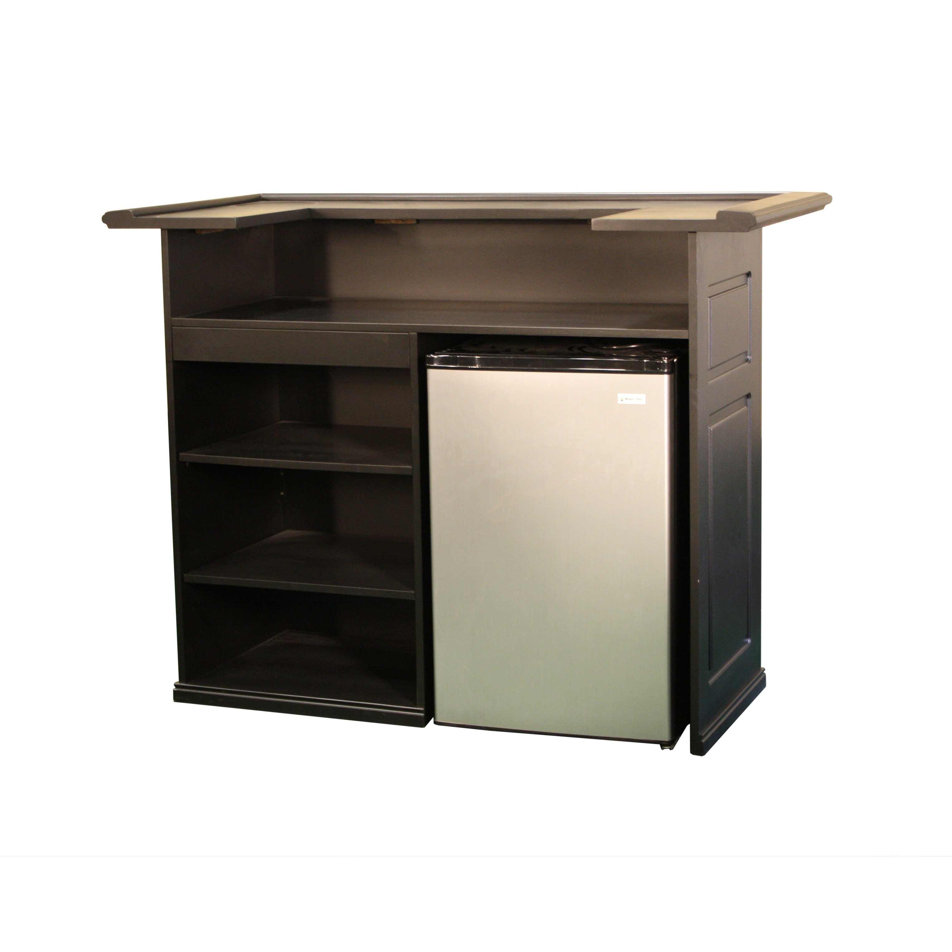 American Heritage Trenton Bar with Wine Storage & Reviews Wayfair