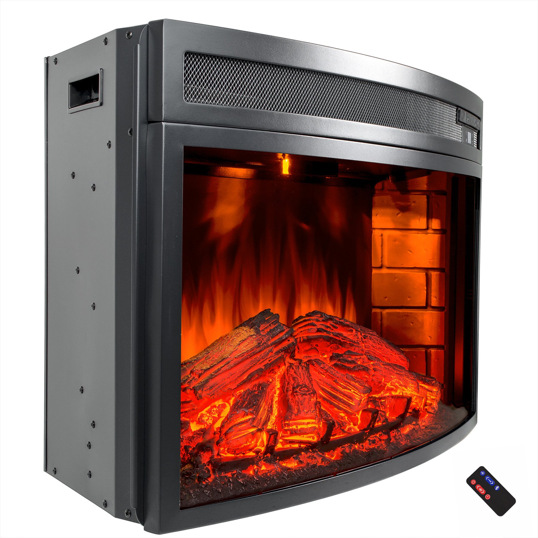 AKDY Wall Mount Electric Fireplace Insert & Reviews | Wayfair