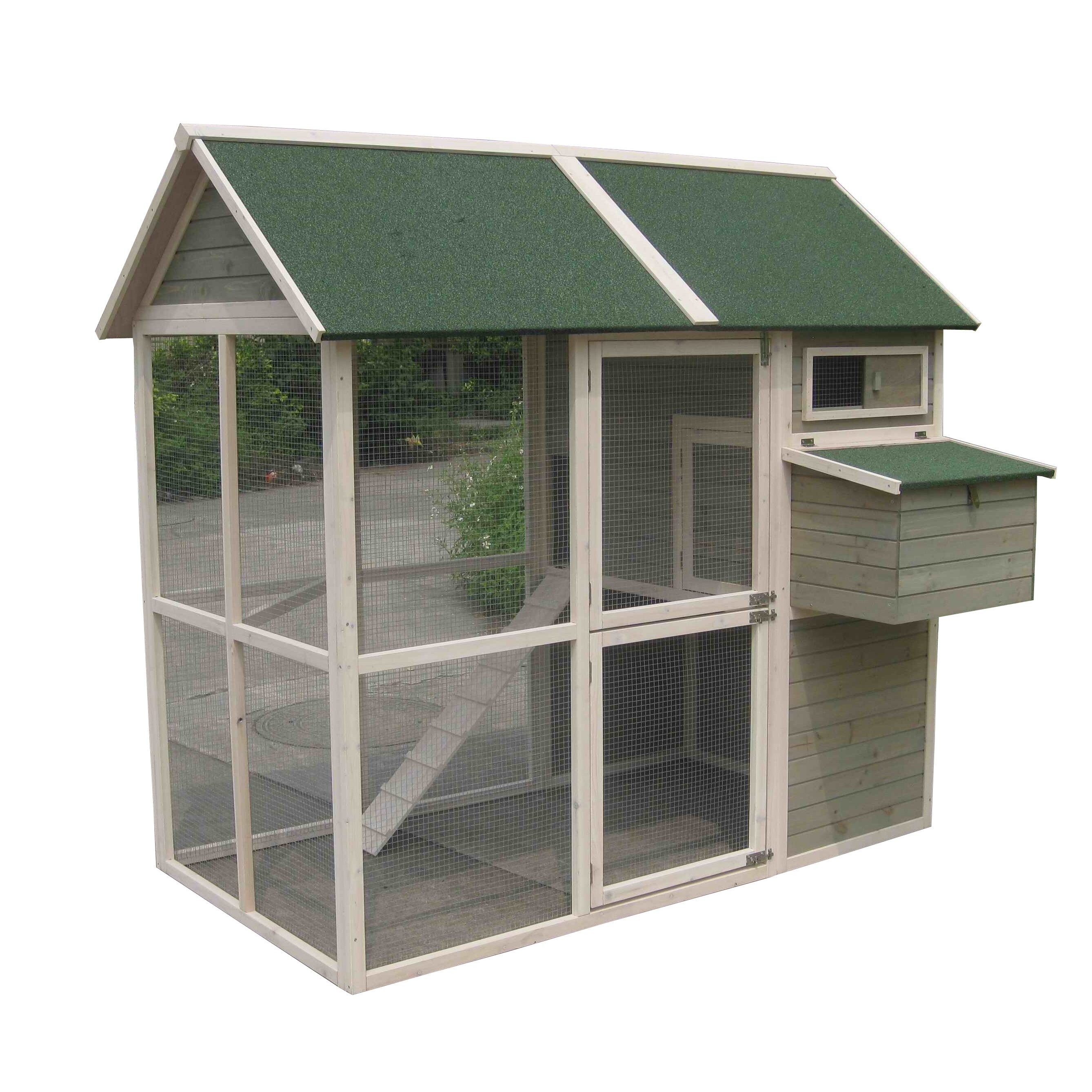 Innovation Pet Coops and Feathers Walk-in Chicken Coop ...