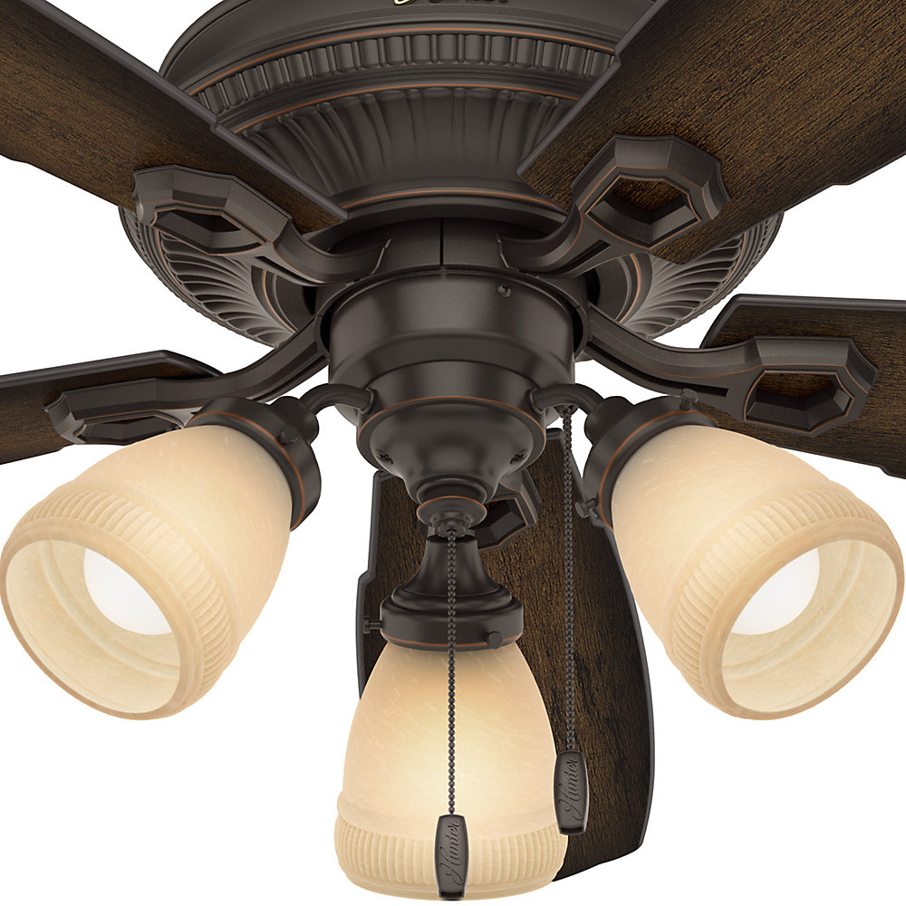 Hunter Fan 52 Ambrose 5 Blade Ceiling Reviews Wayfair Hunter Fan 52 Quot Ambrose 5 Blade Ceiling