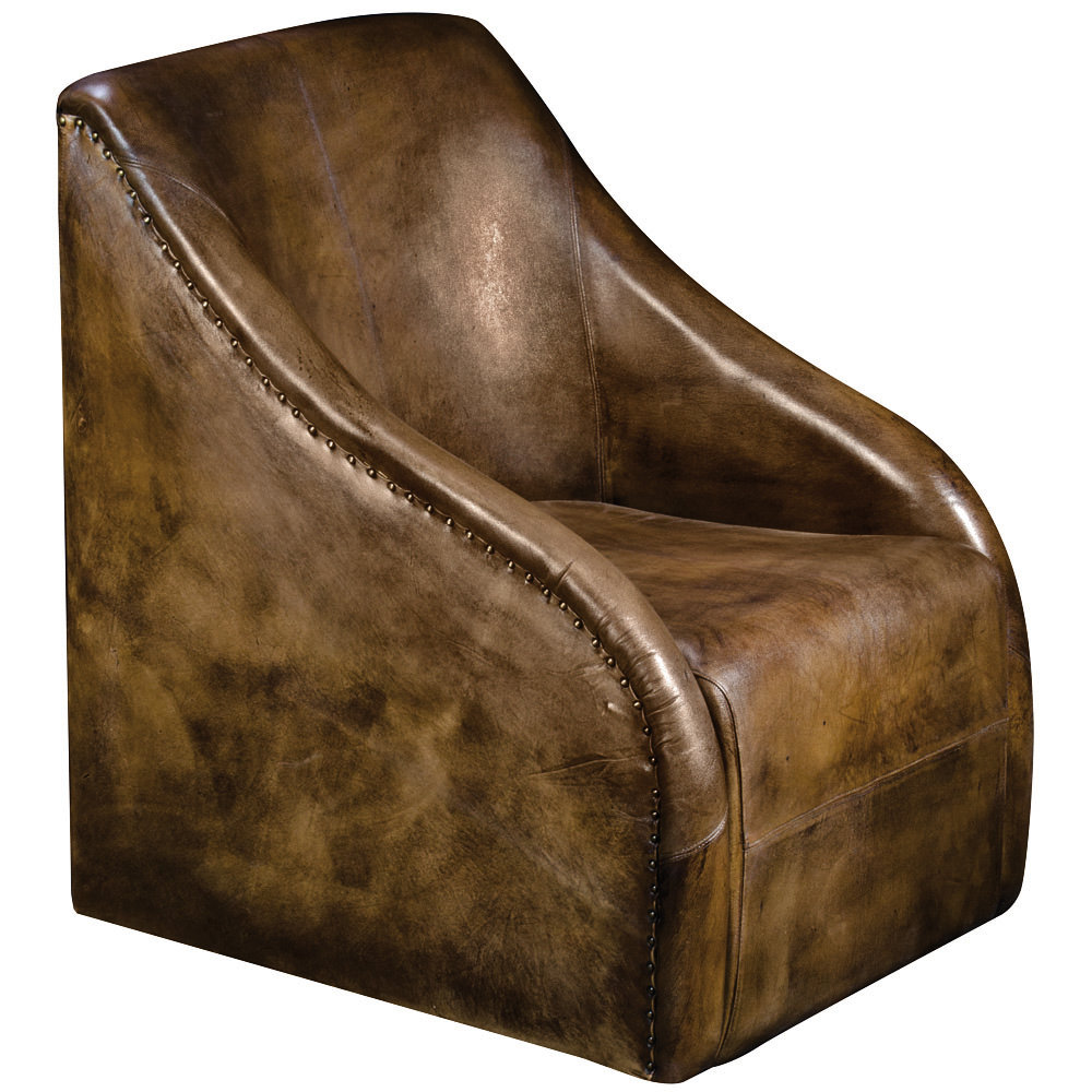 AlpenHome Crestone Leather Club Chair Wayfair UK