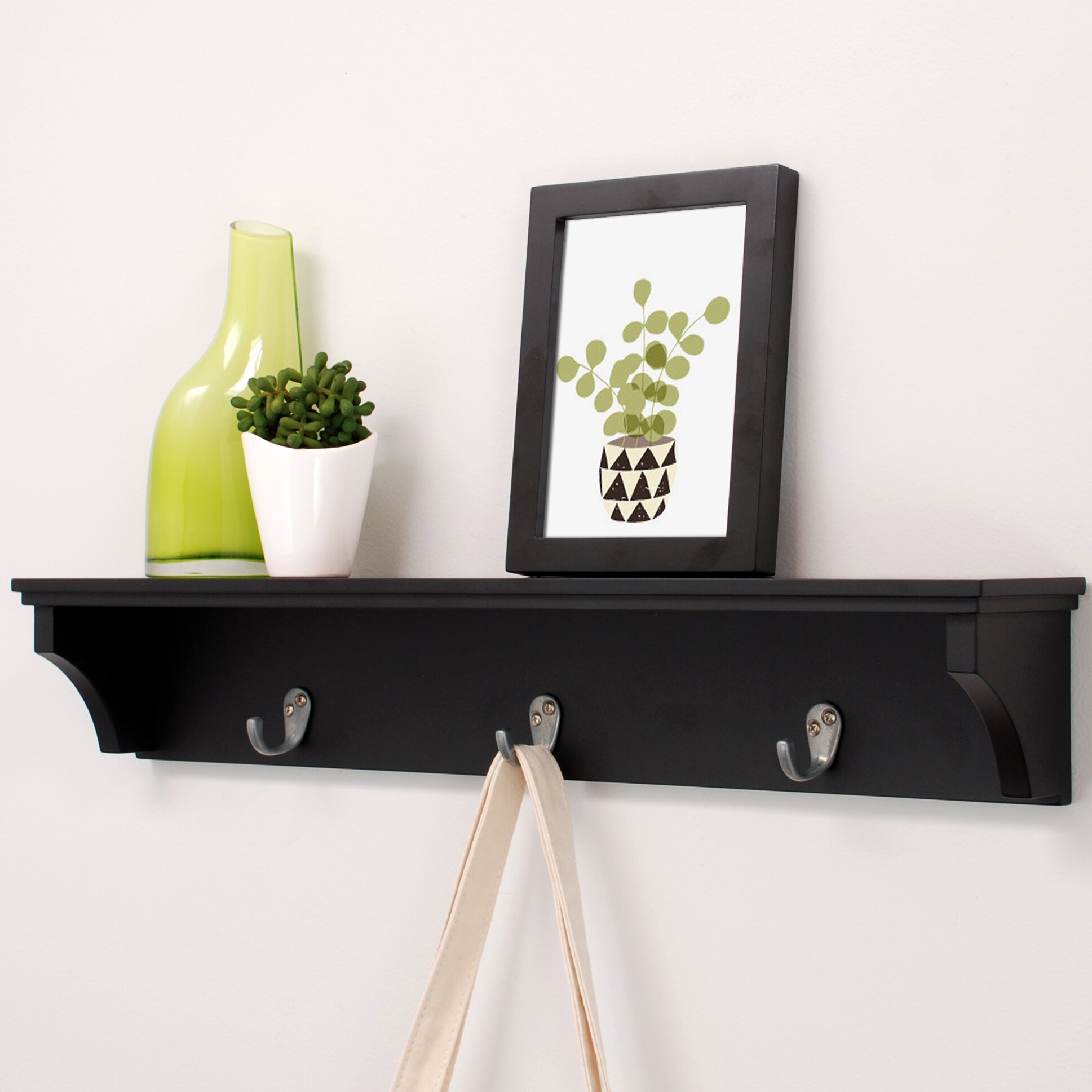 Nexxt Design Finley Wall Mounted Coat Rack Reviews Wayfair   Nexxt Design Finley Wall Mounted Coat Rack 