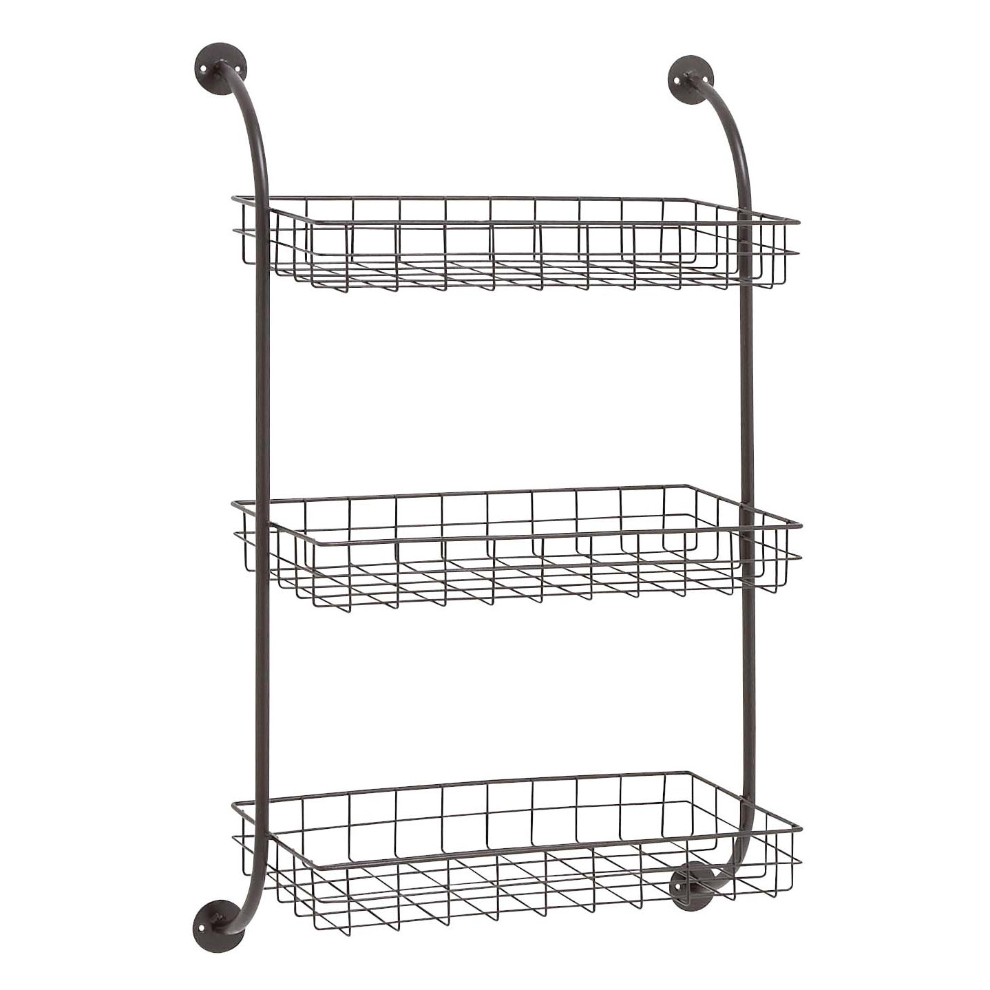 Cole & Grey Metal Wall Storage Rack & Reviews Wayfair