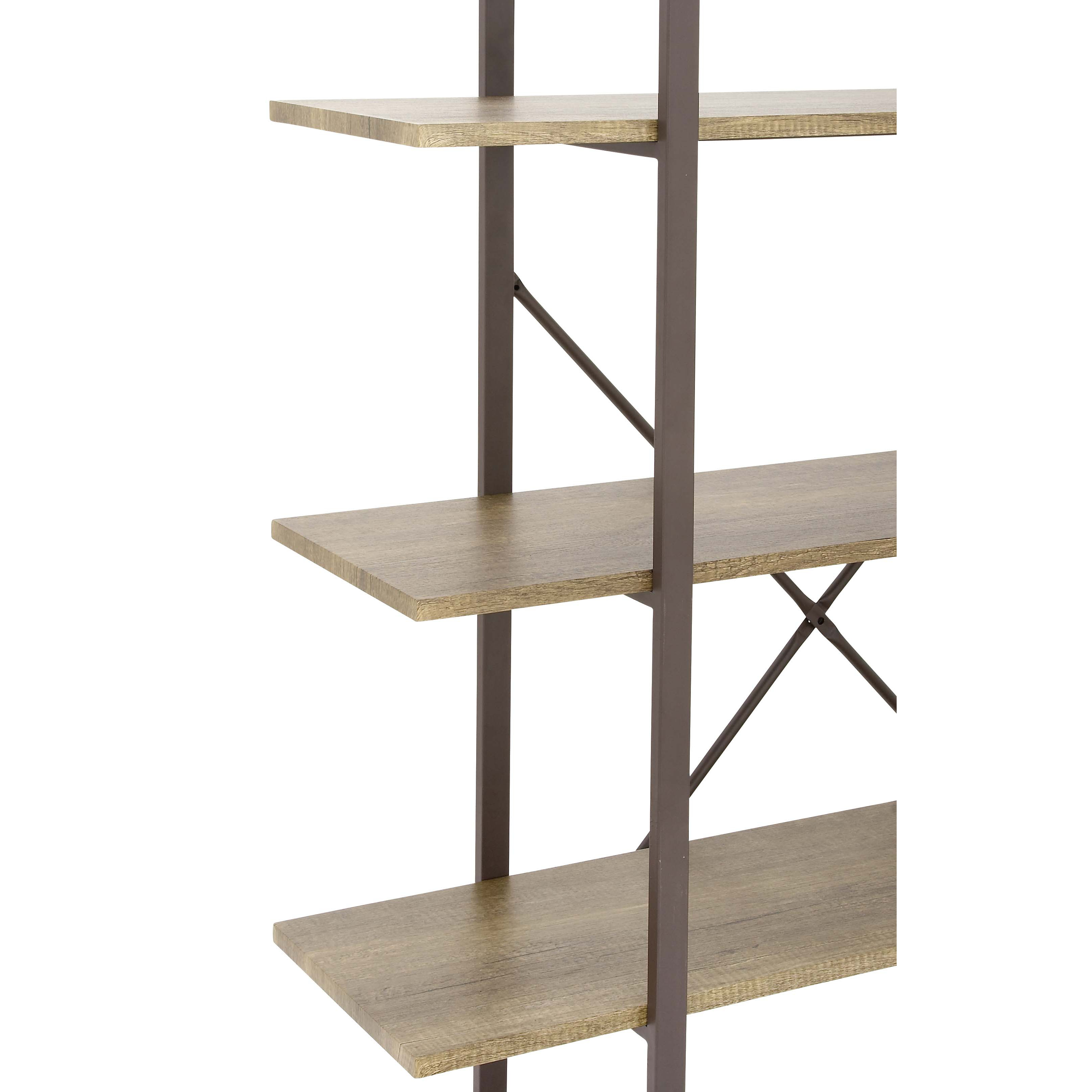 Metal and Wood 70" Etagere Bookcase & Reviews Joss & Main