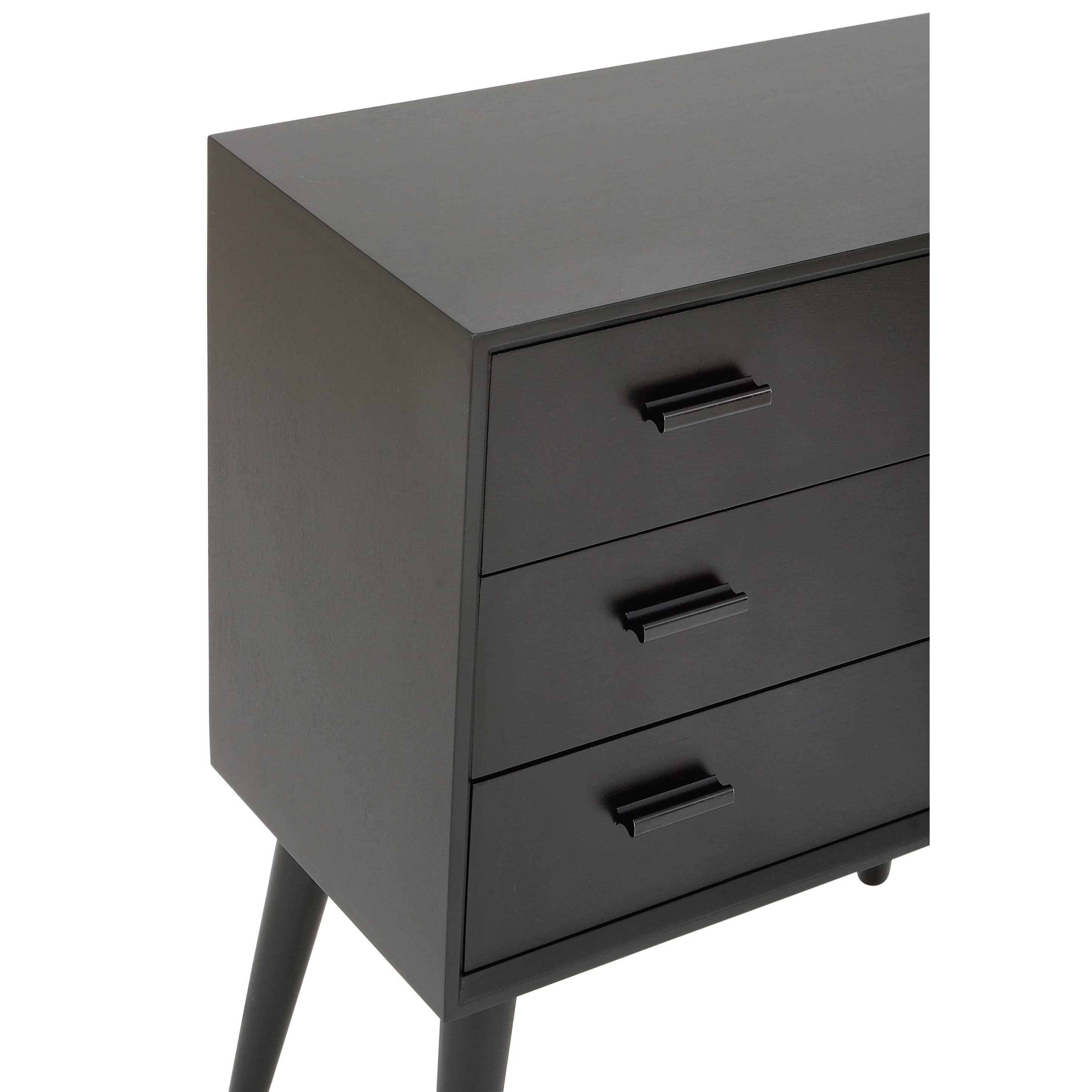 Cole & Grey 3 Drawer Wood Accent Chest | Wayfair - Cole & Grey 3 Drawer Wood Accent Chest