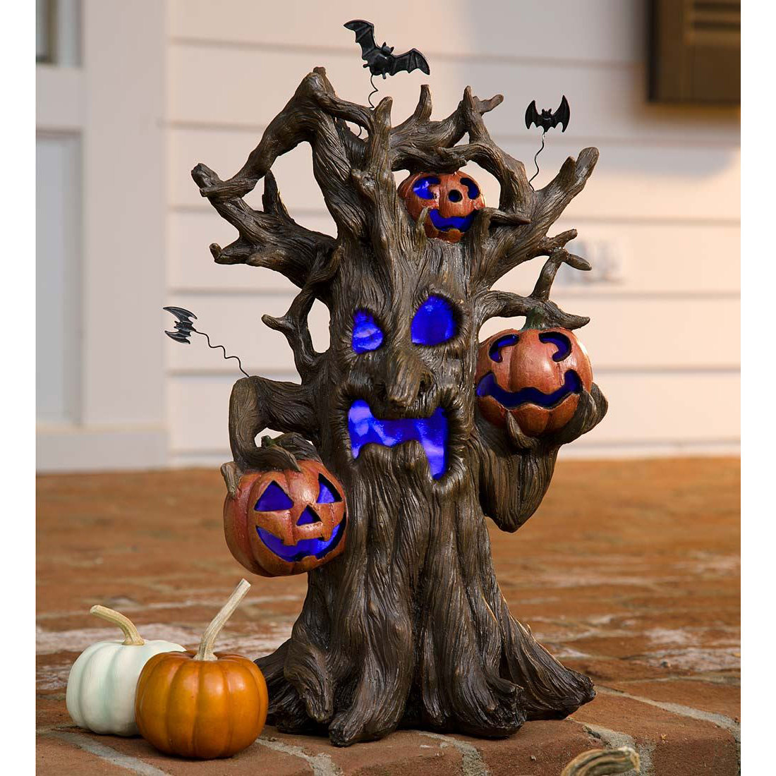 Plow & Hearth Lighted Spooky Tree Halloween Decoration & Reviews Wayfair