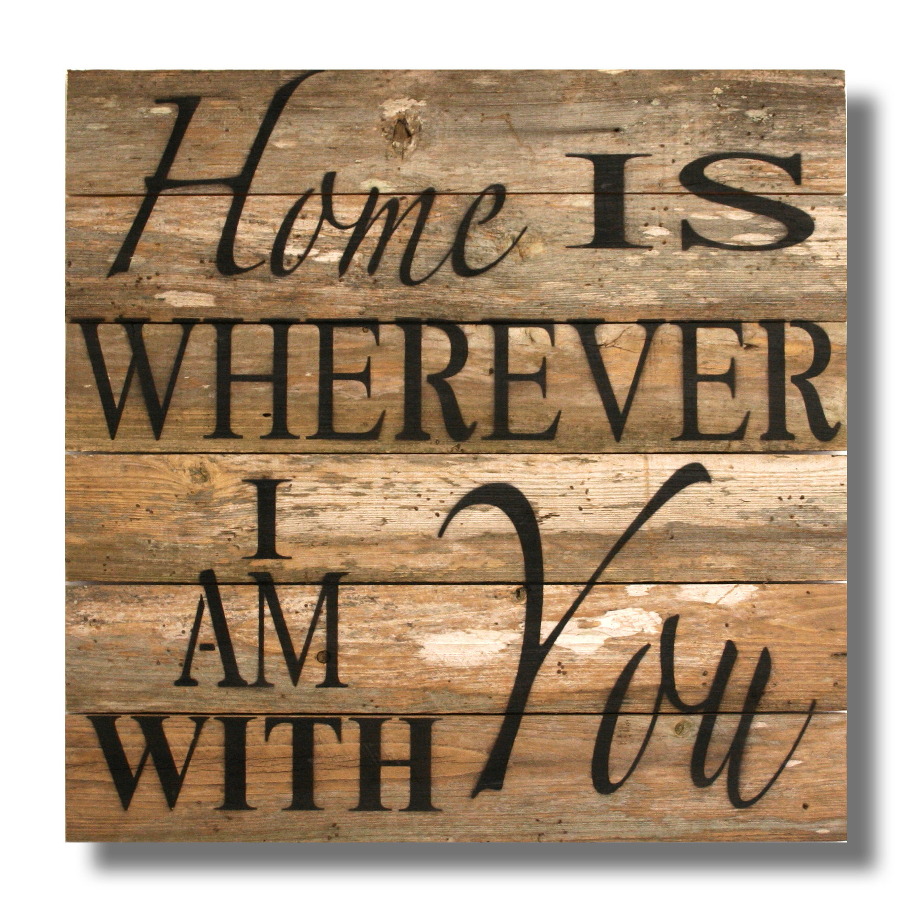 Beach Frames Home Is Wherever I Am With You Textual Art Plaque