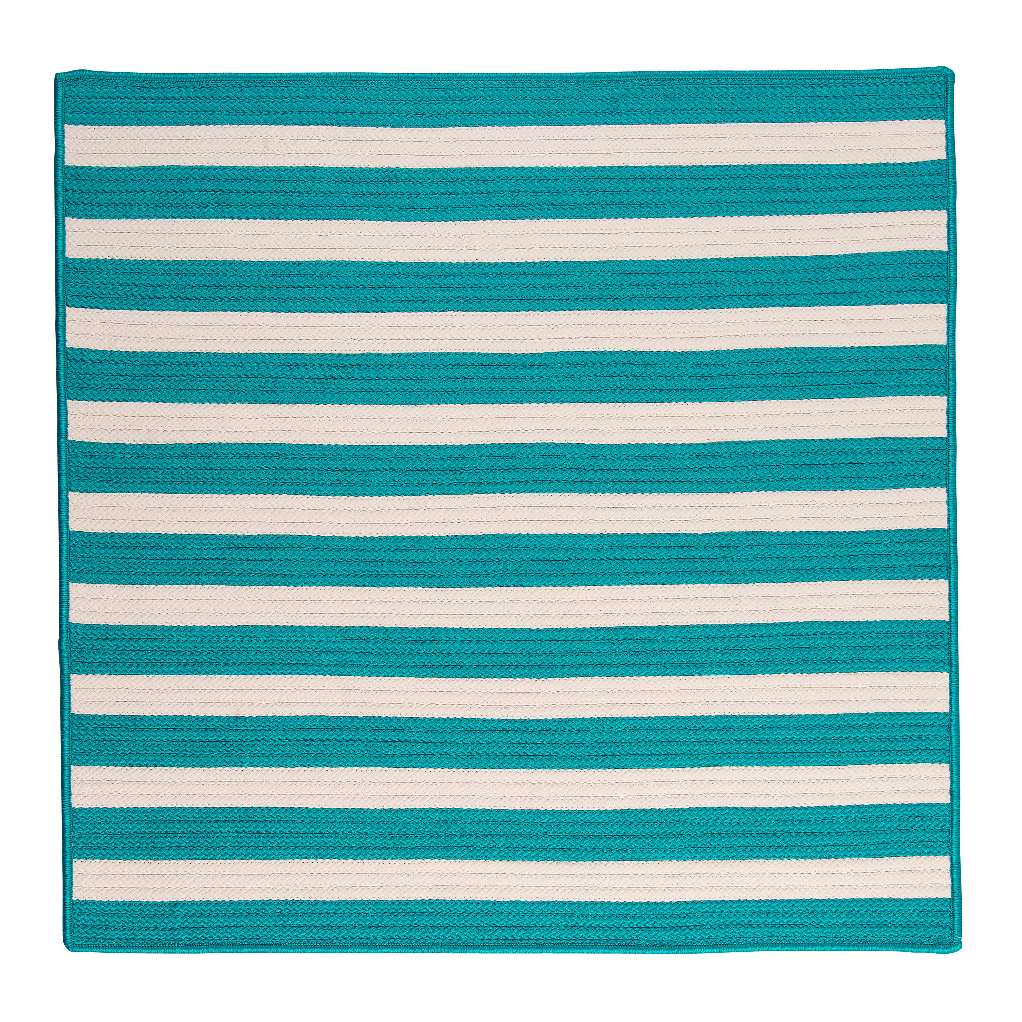 Colonial Mills Stripe It Turquoise Indoor/Outdoor Area Rug & Reviews