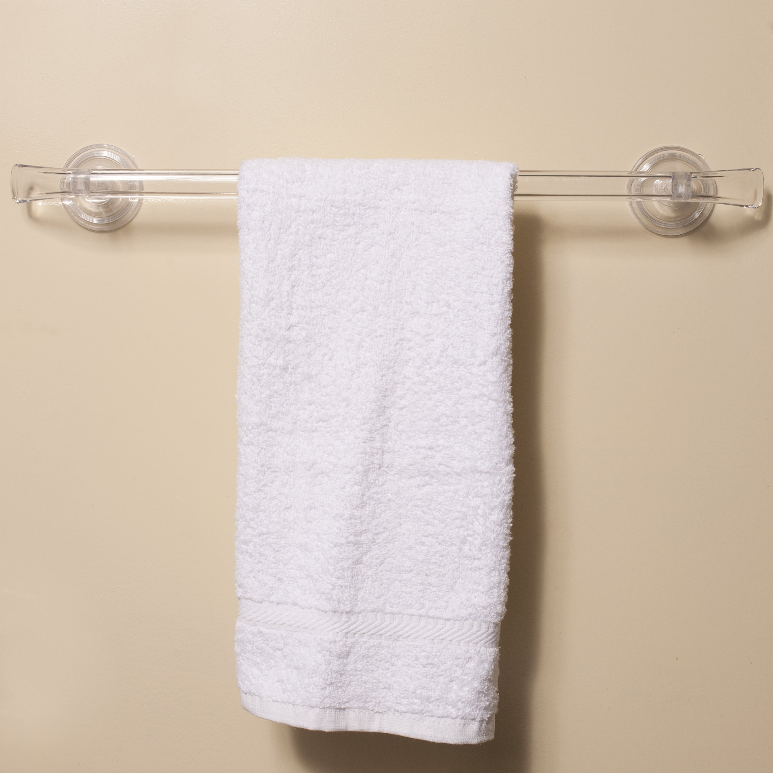 Sweet Home Collection Popular Eliza Suction Cup Wall Mounted Towel Bar