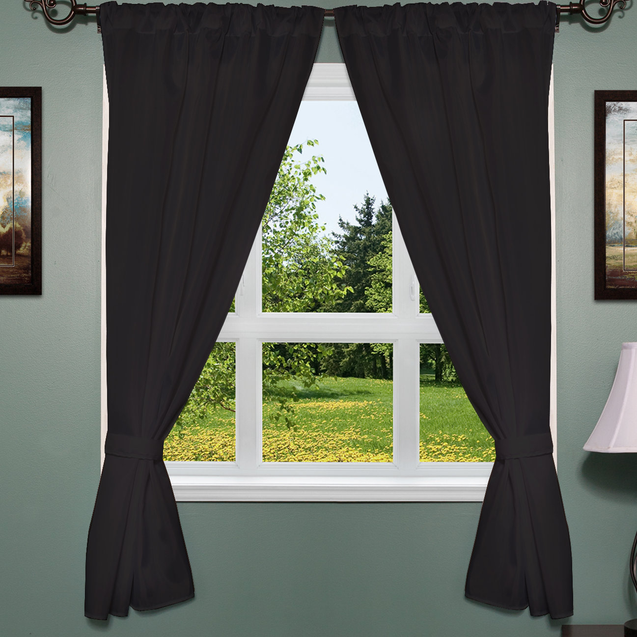 Sweet Home Collection Classic Window Treatment Set & Reviews Wayfair