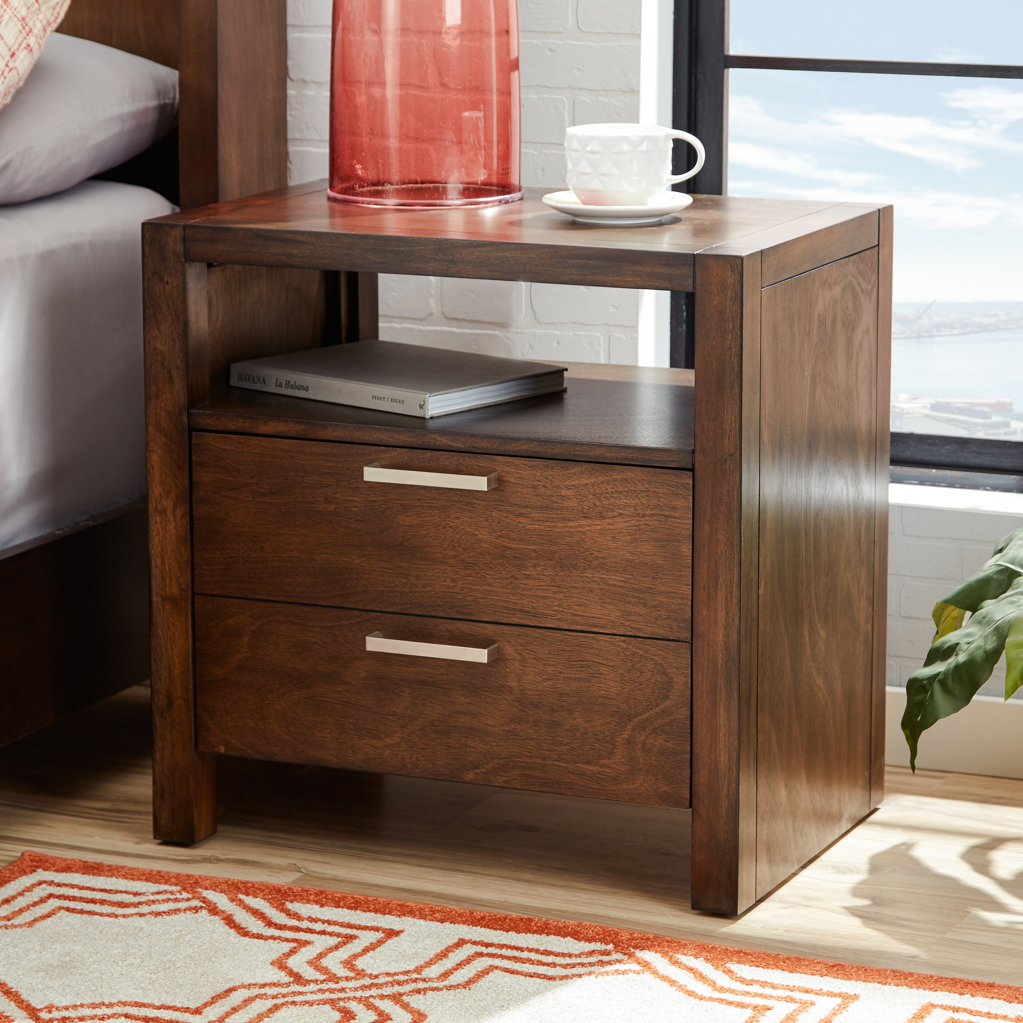 Mercury Row Capricorn 1 Drawer Nightstand & Reviews Wayfair