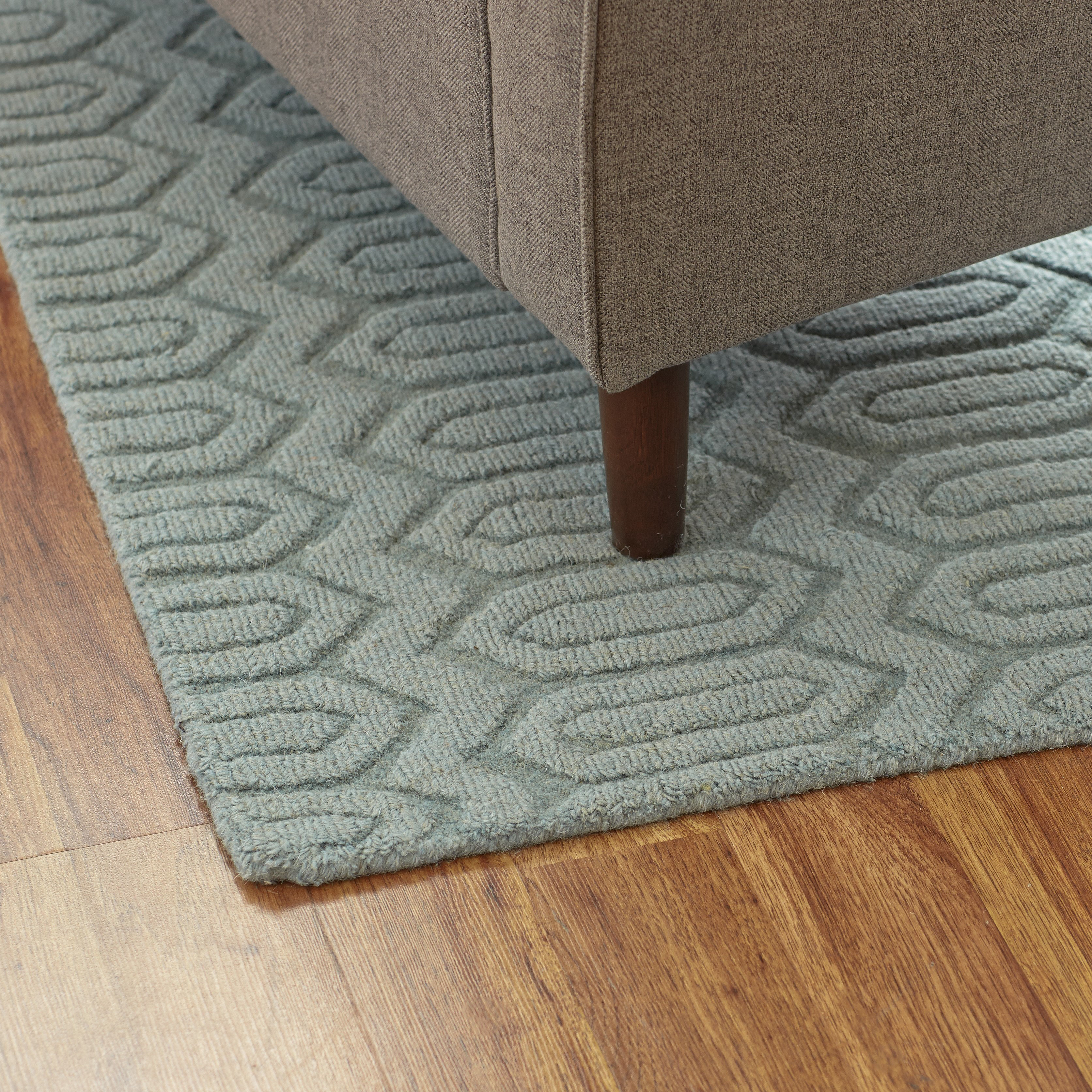 Mercury Row Adonis HandWoven Light Blue Area Rug & Reviews Wayfair