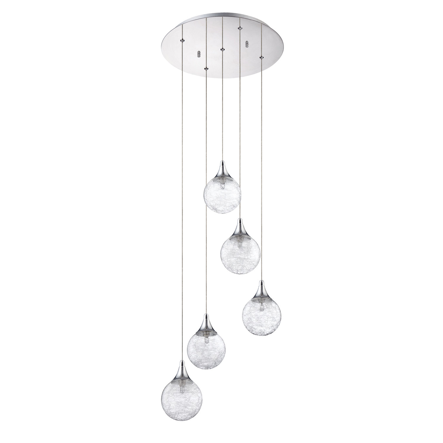 Kendal Lighting Fybra 5 Light Cascade Pendant Reviews Wayfair Kendal Lighting Fybra 5 Light Cascade Pendant