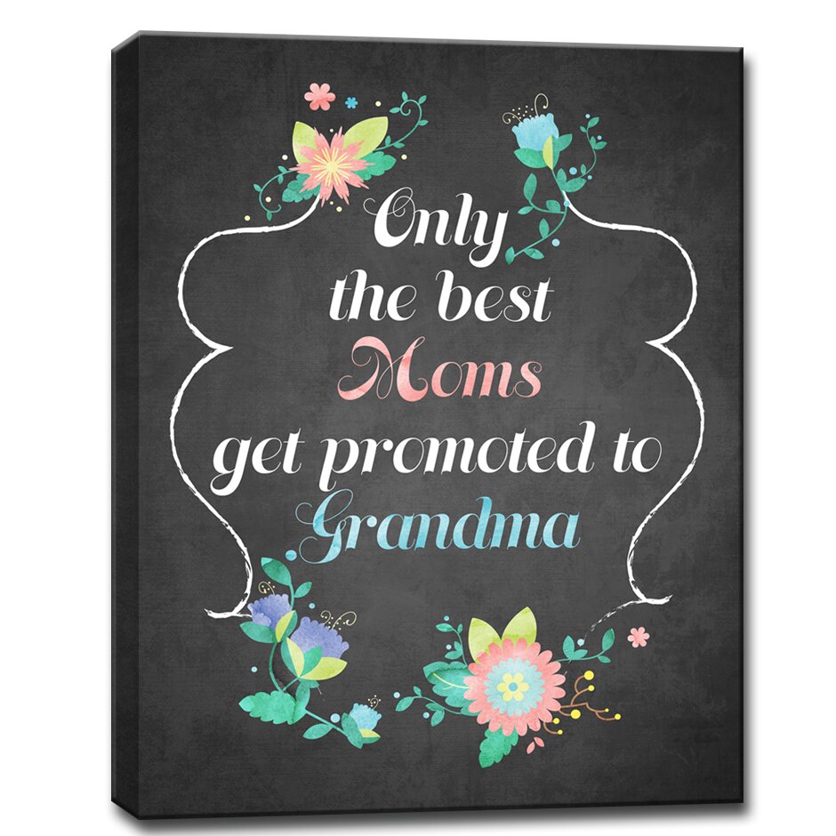 Ready2hangart 'Only the Best Moms Get Promoted to Grandma' Framed ...