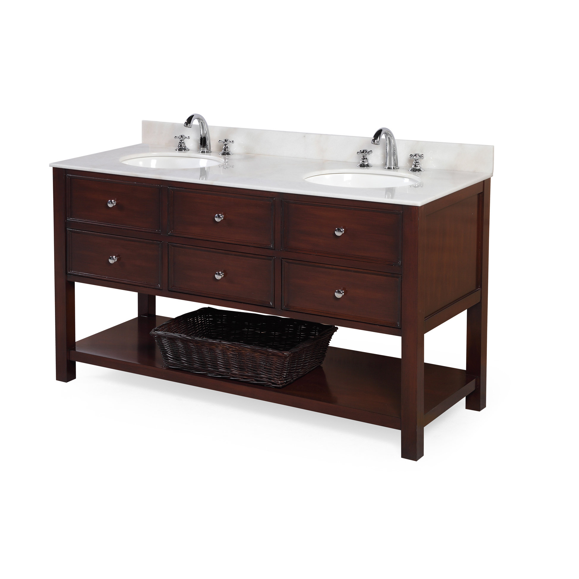Kbc New Yorker 60 Double Bathroom Vanity Set Reviews Wayfair Kitchen Bath Collection New Yorker 60 Quot Double Bathroom Vanity Set