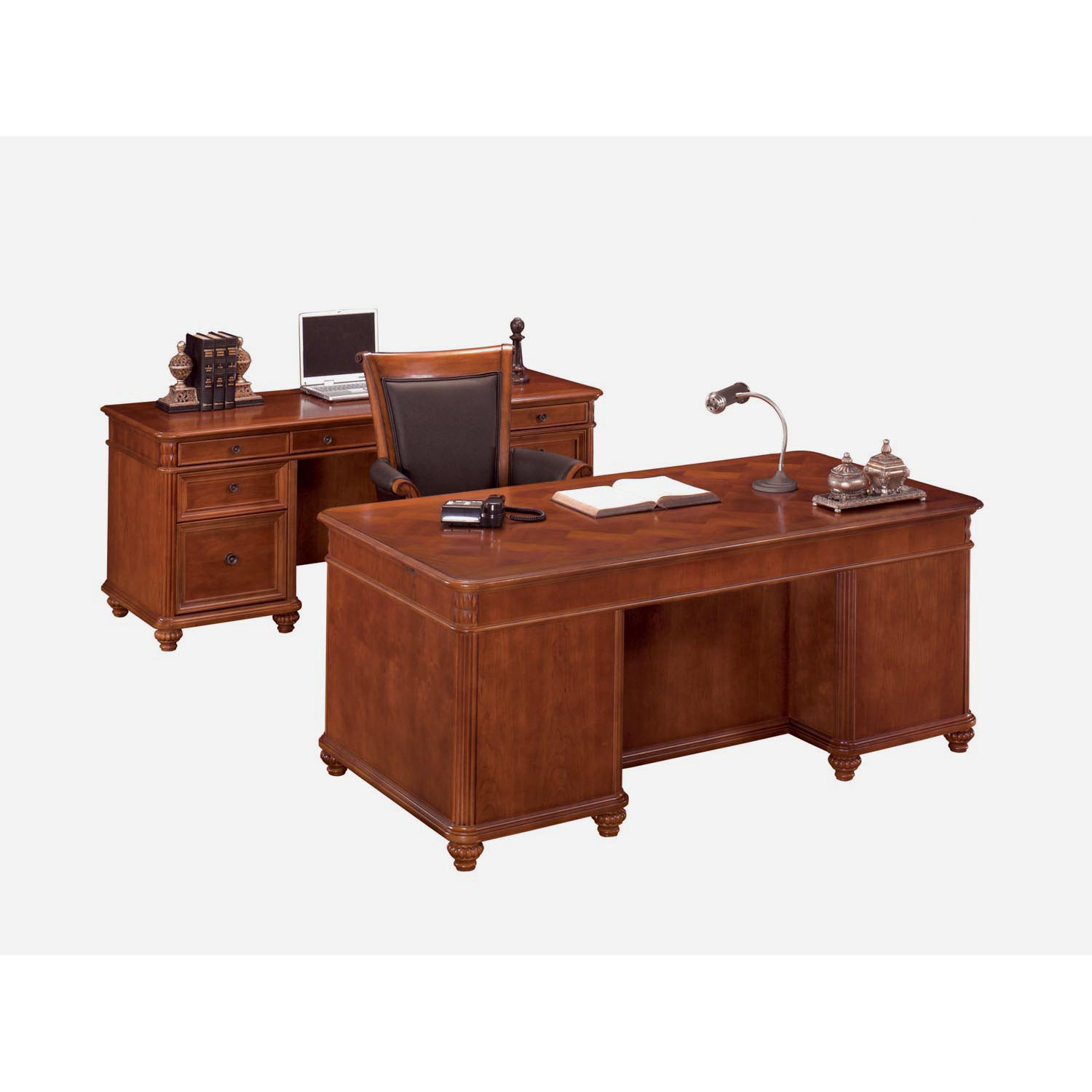 Red Barrel Studio Buckeye Executive Desk with 7 Drawers & Reviews Wayfair