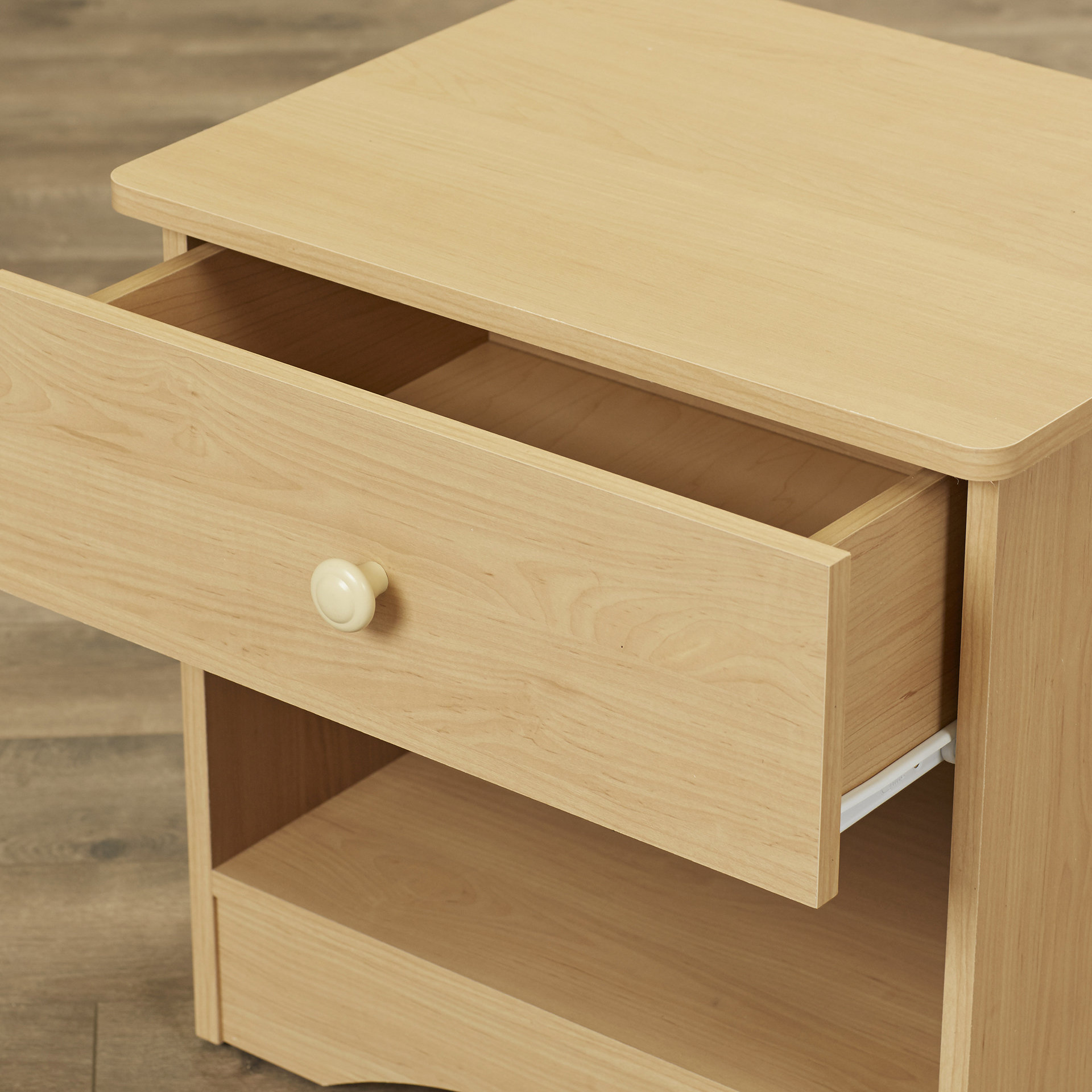 Red Barrel Studio Brook Hollow 1 Drawer Nightstand & Reviews Wayfair