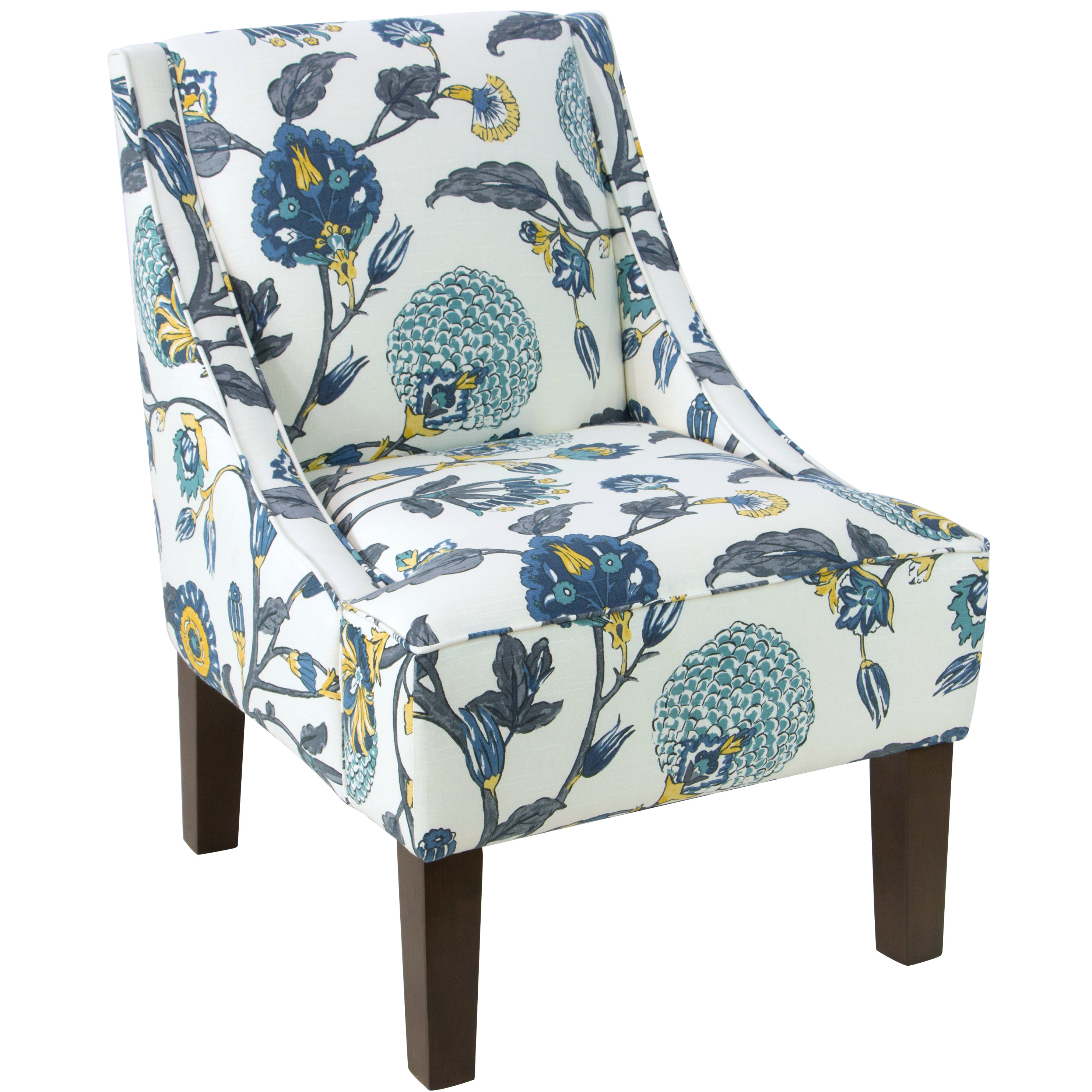 Red Barrel Studio Haines Cotton Upholstered Arm Chair & Reviews Wayfair