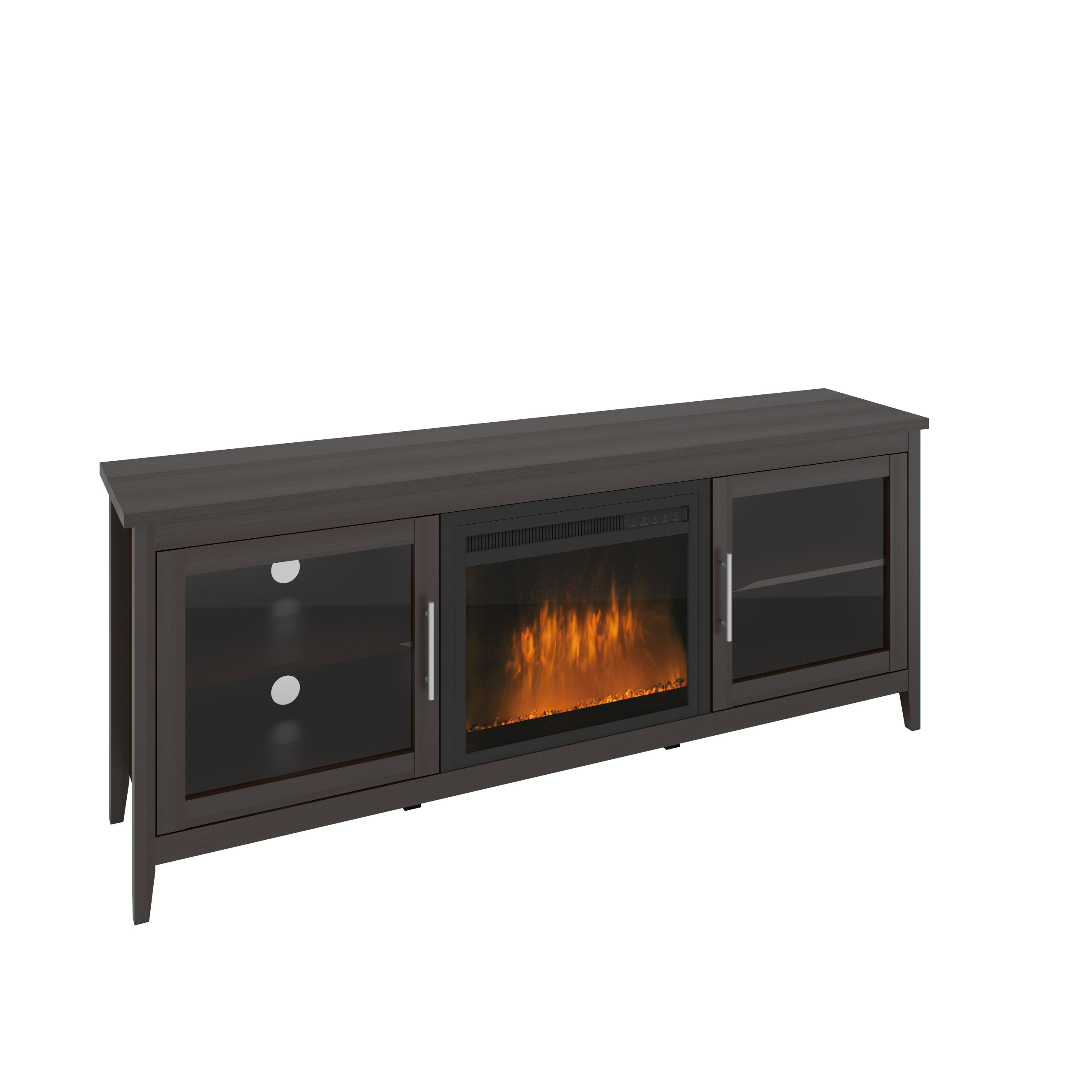 Red Barrel Studio Starkville TV Stand with Electric Fireplace & Reviews