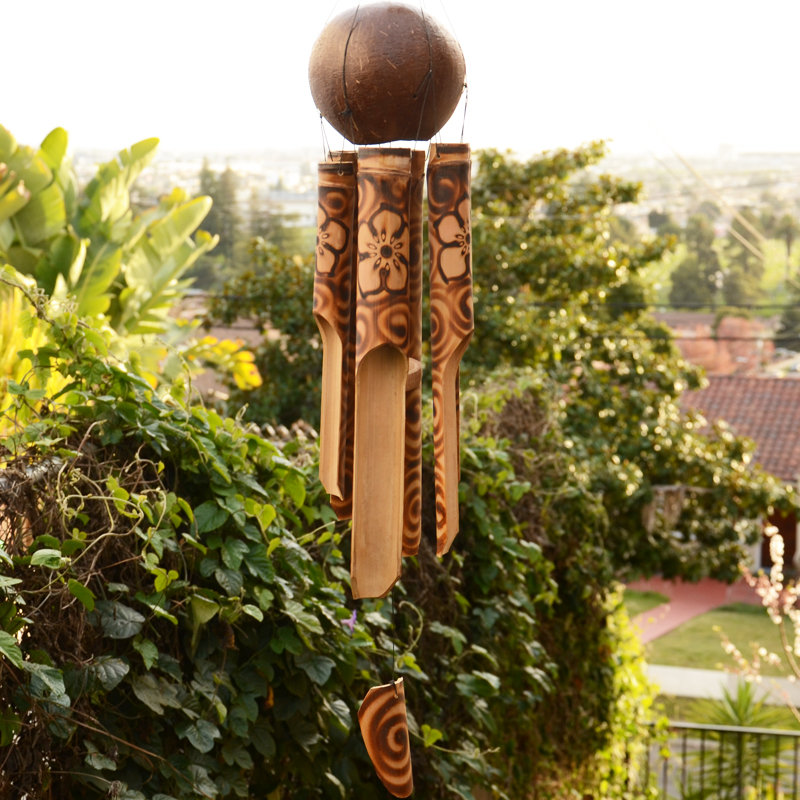 My Spirit Garden Bamboo Wind Chime Reviews Wayfair My Spirit Garden Bamboo Wind Chime