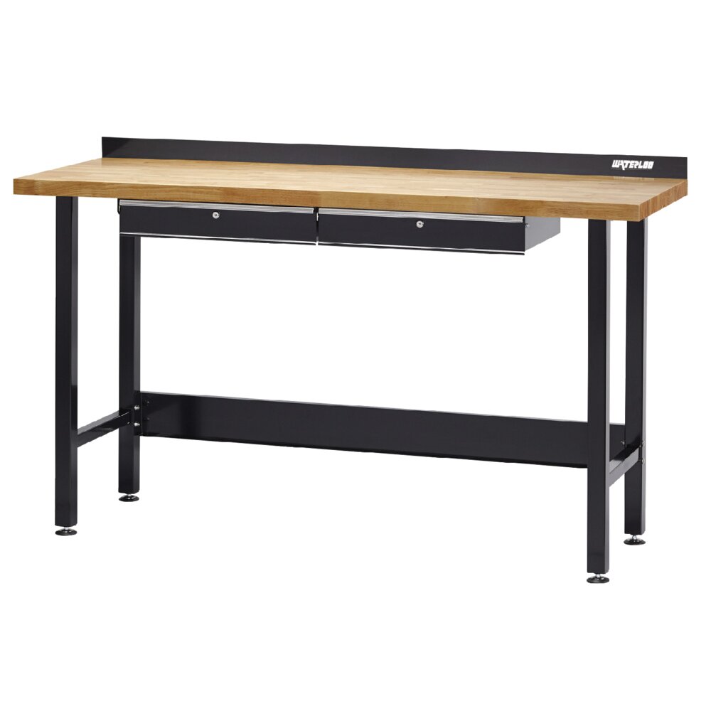  and Organization Butcher Block Top Workbench by Waterloo Industries