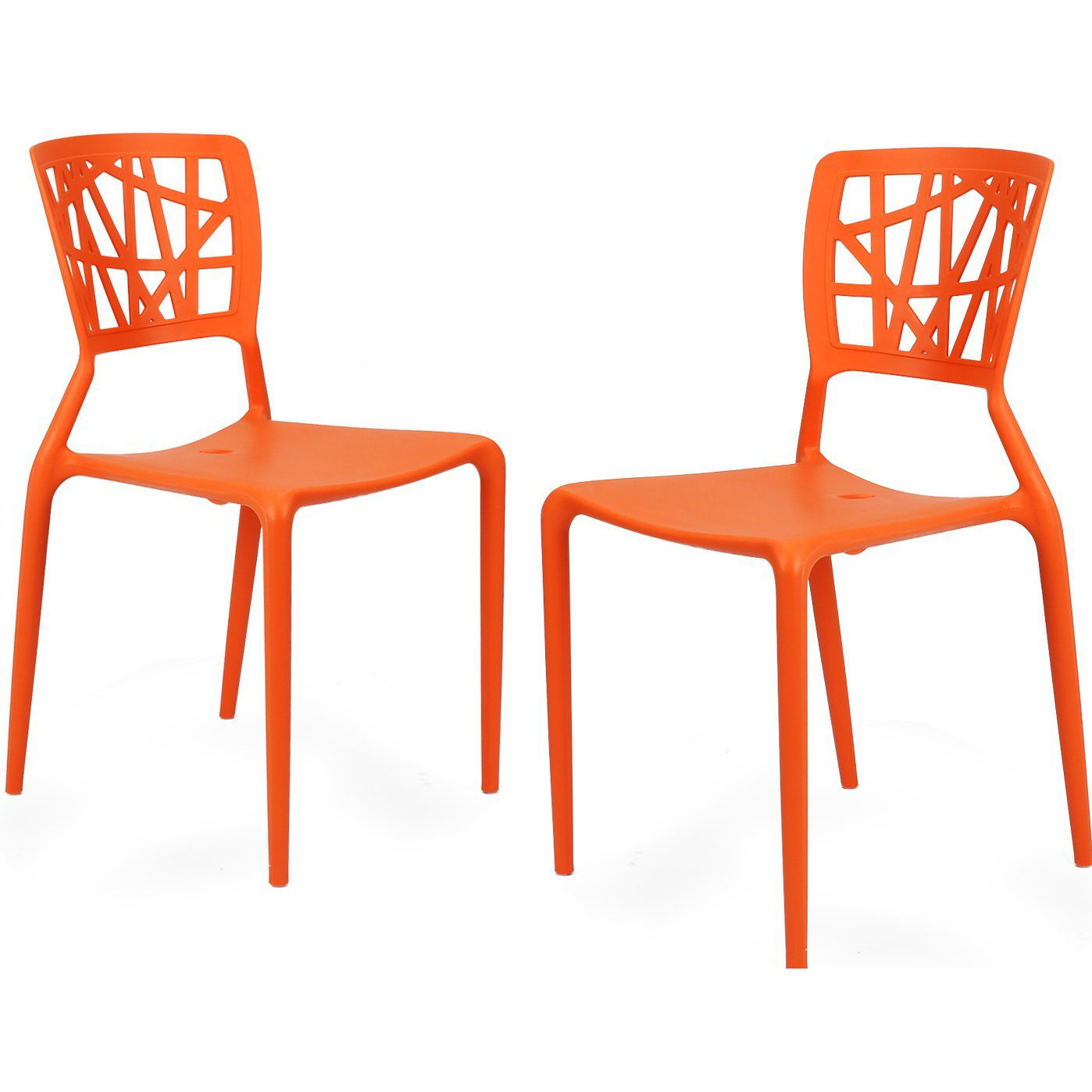 AdecoTrading Stacking Dining Side Chair & Reviews Wayfair