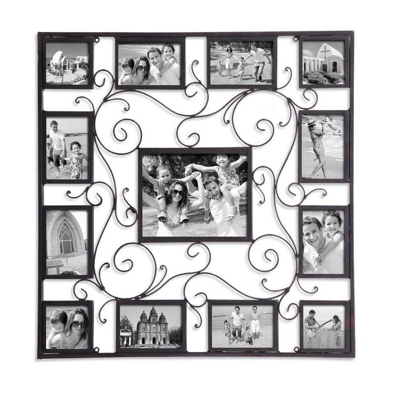 AdecoTrading 13 Opening Decorative Wall Hanging Collage Picture Frame