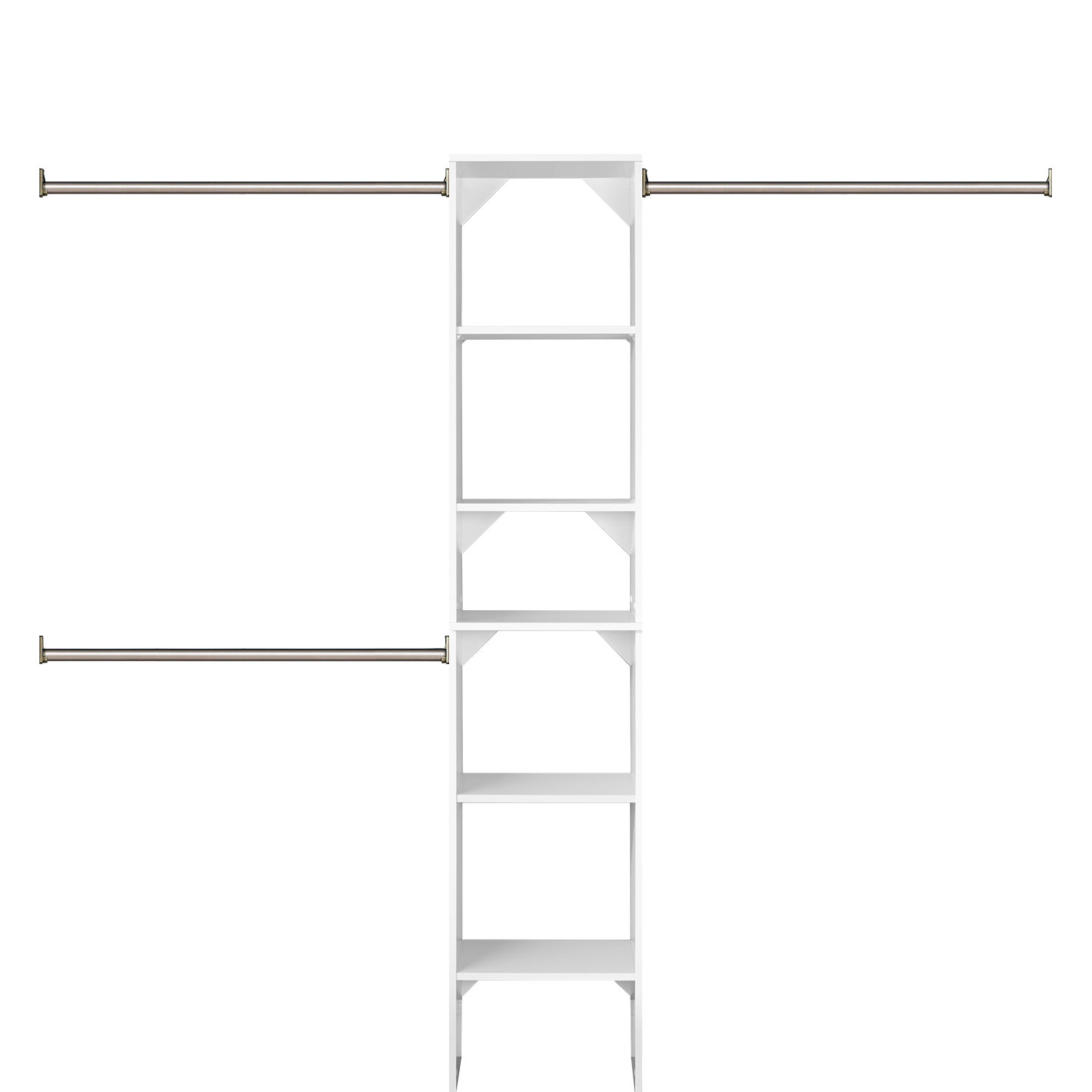 Closetmaid Suitesymphony 72 W 108 Closet System With Top Why Choose Closetmaid For Your Home S Storage And Closet System Design