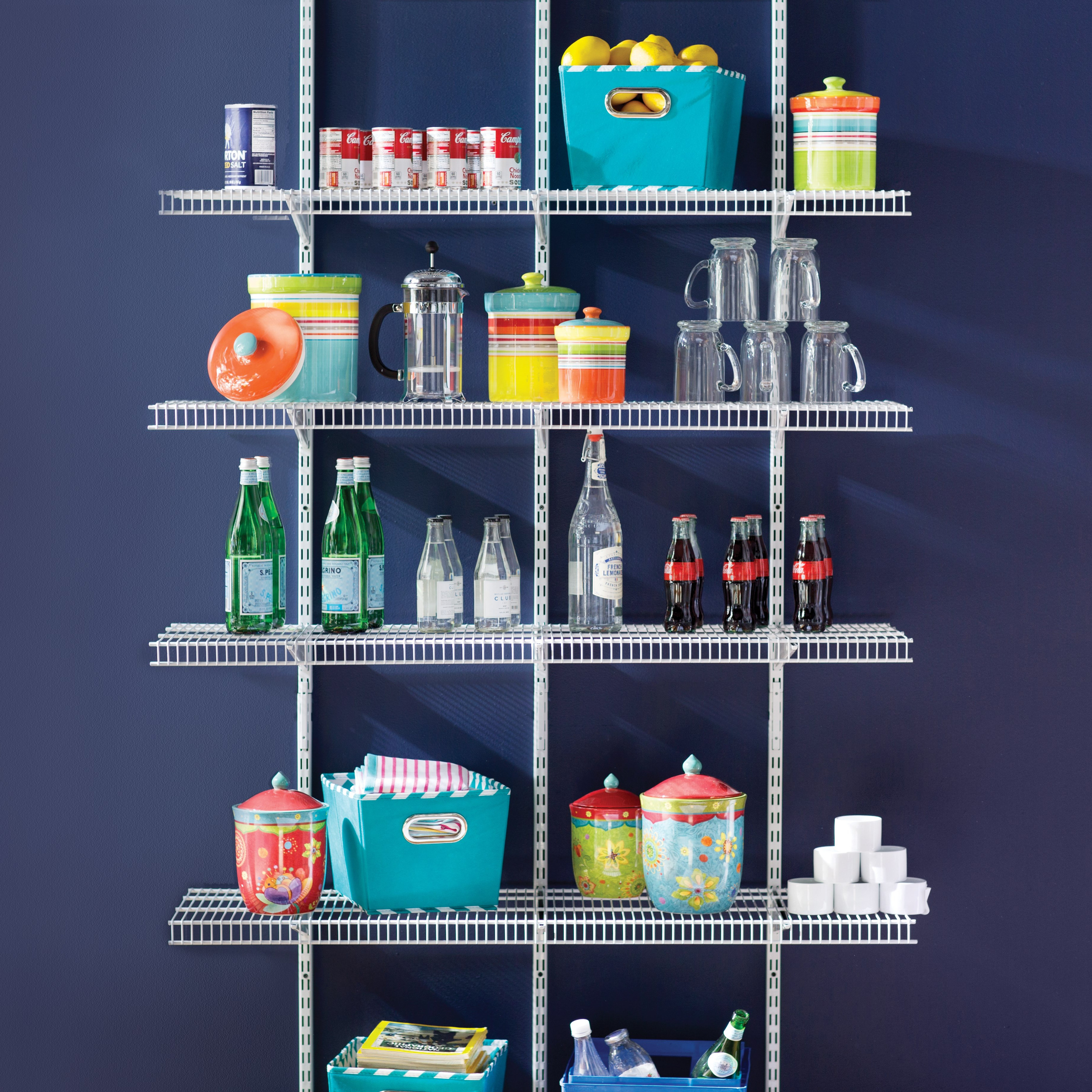 ClosetMaid ShelfTrack 48"W Pantry Shelf & Reviews Wayfair