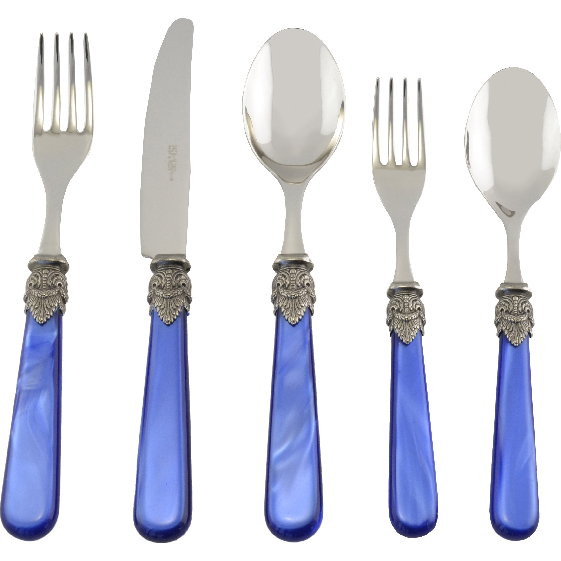 EME Italian Flatware Napoleon 5 Piece Flatware Set & Reviews Wayfair