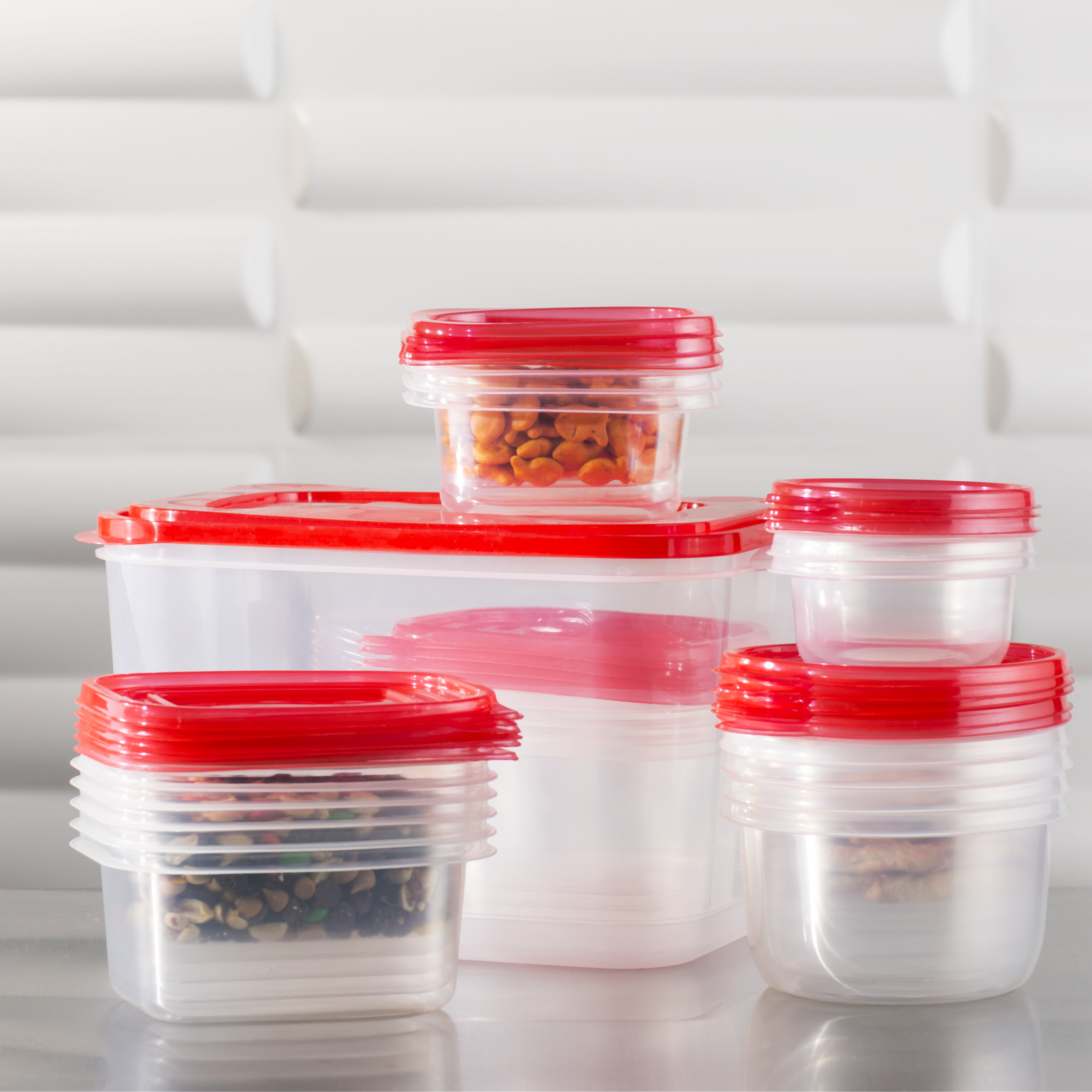 Wayfair Basics Wayfair Basics 42 Piece Plastic Food Storage Container