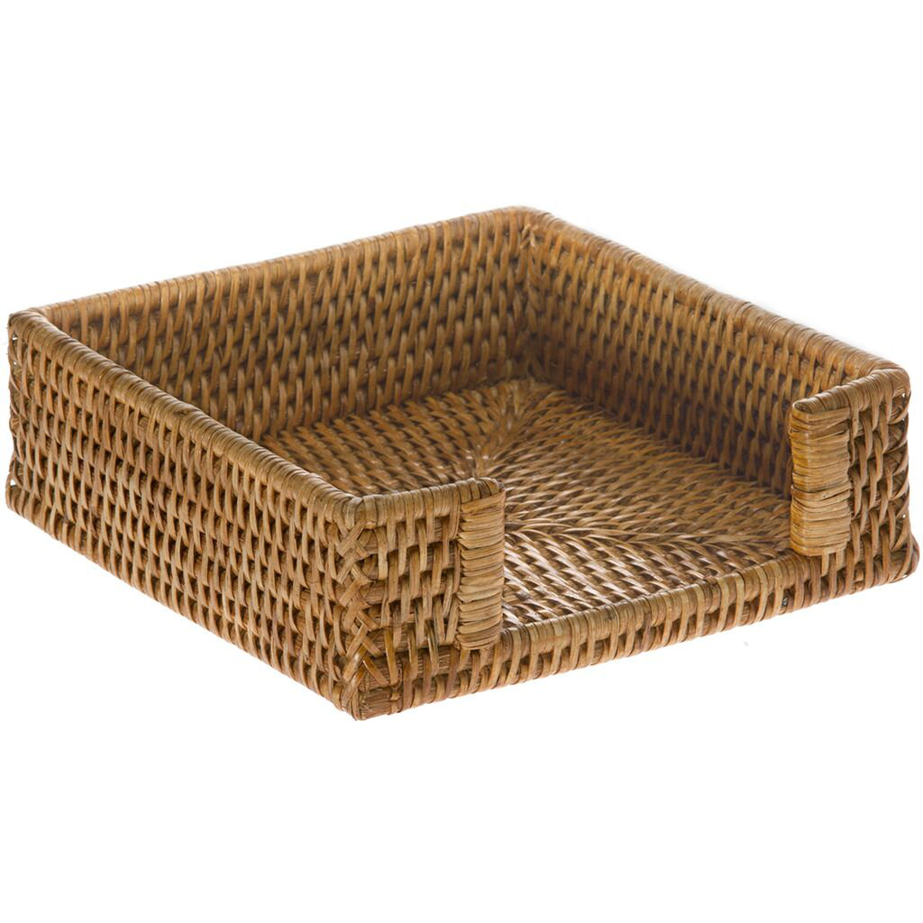 Paper Towel Napkin Holders You Ll Love Wayfair La Jolla Rattan Luncheon Paper Napkin Holder