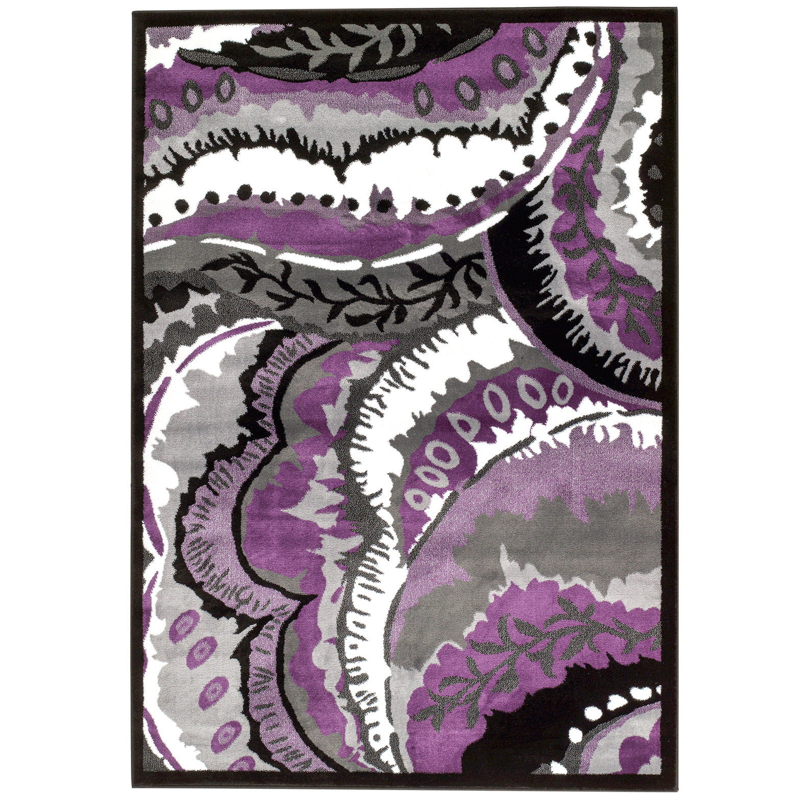 Persianrugs Modern Purple Area Rug & Reviews Wayfair