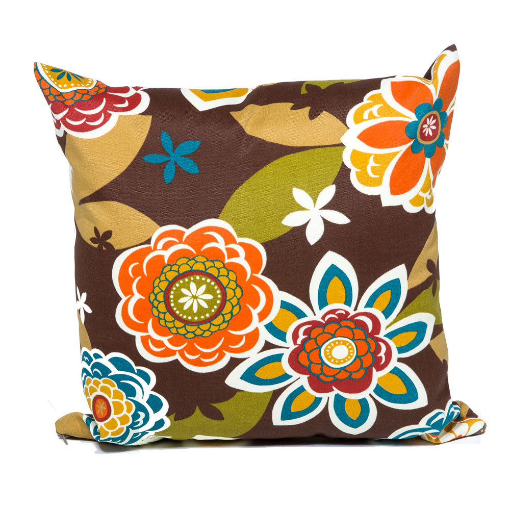 TK Classics Retro Floral Outdoor Throw Pillow & Reviews Wayfair.ca