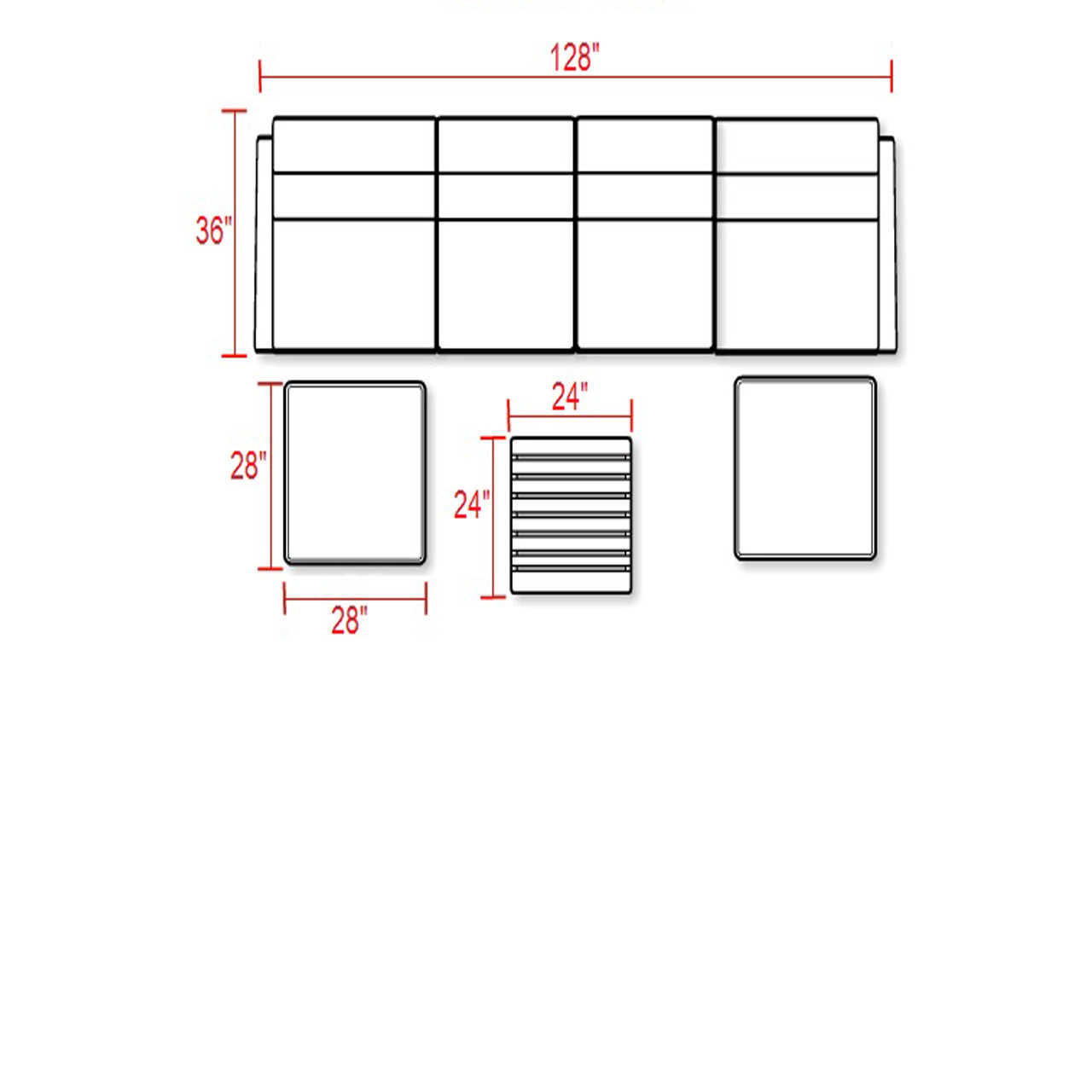 Miami 7 Piece Sectional Seating Group with Cushions Joss & Main