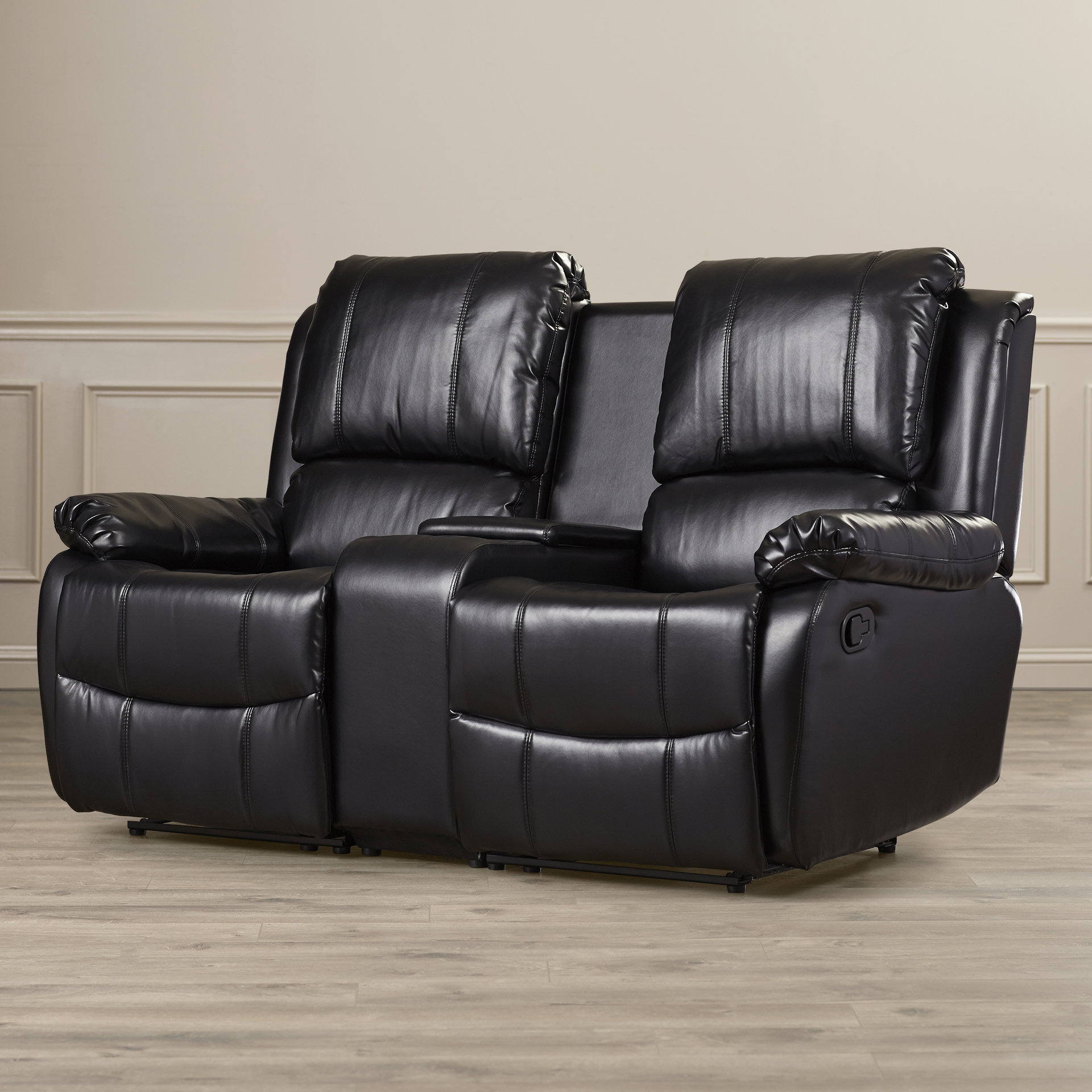 Darby Home Co Sackville 2 Seat Home Theater Recliner & Reviews Wayfair