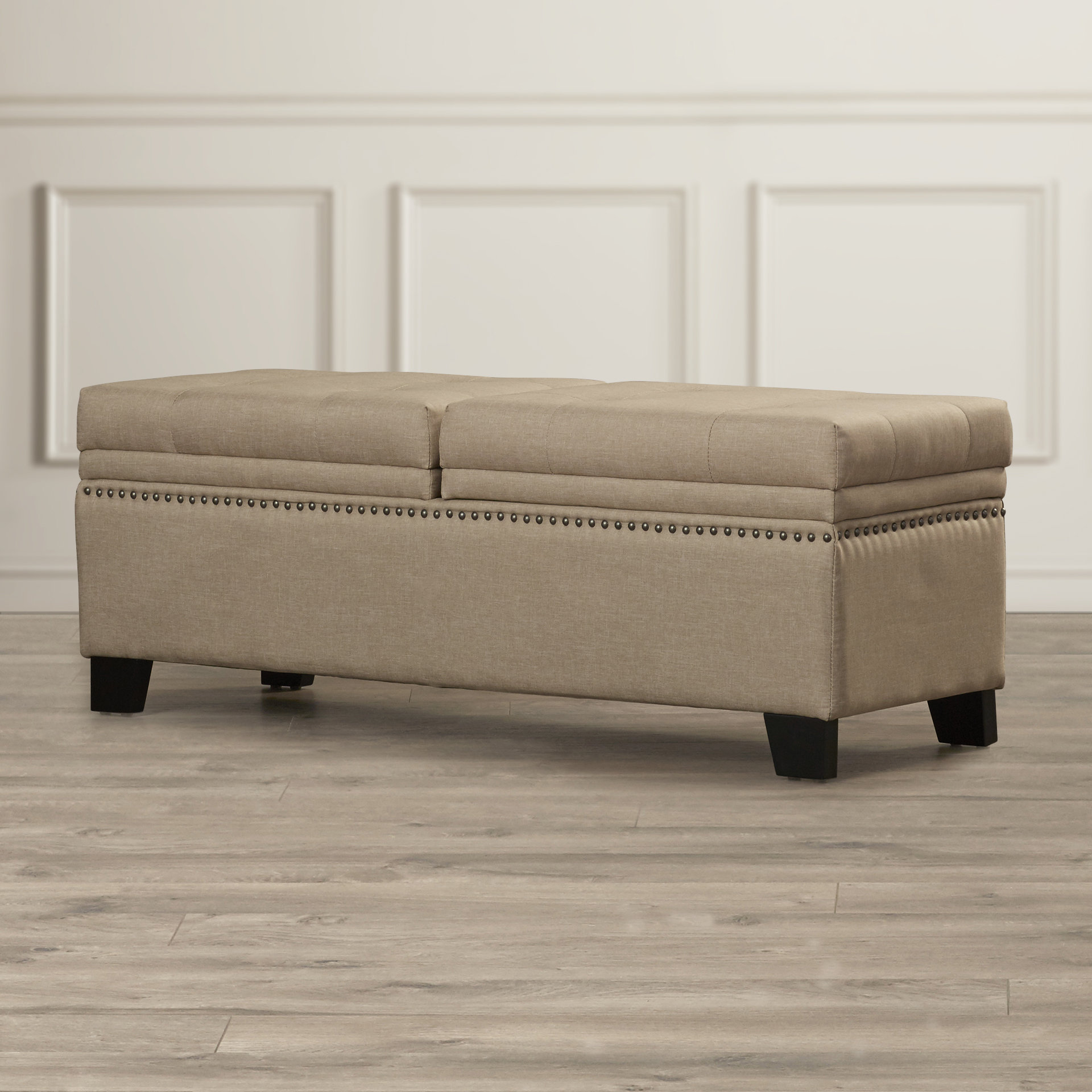 Darby Home Co Moffet Hinged Upholstered Storage Bedroom Bench Wayfair