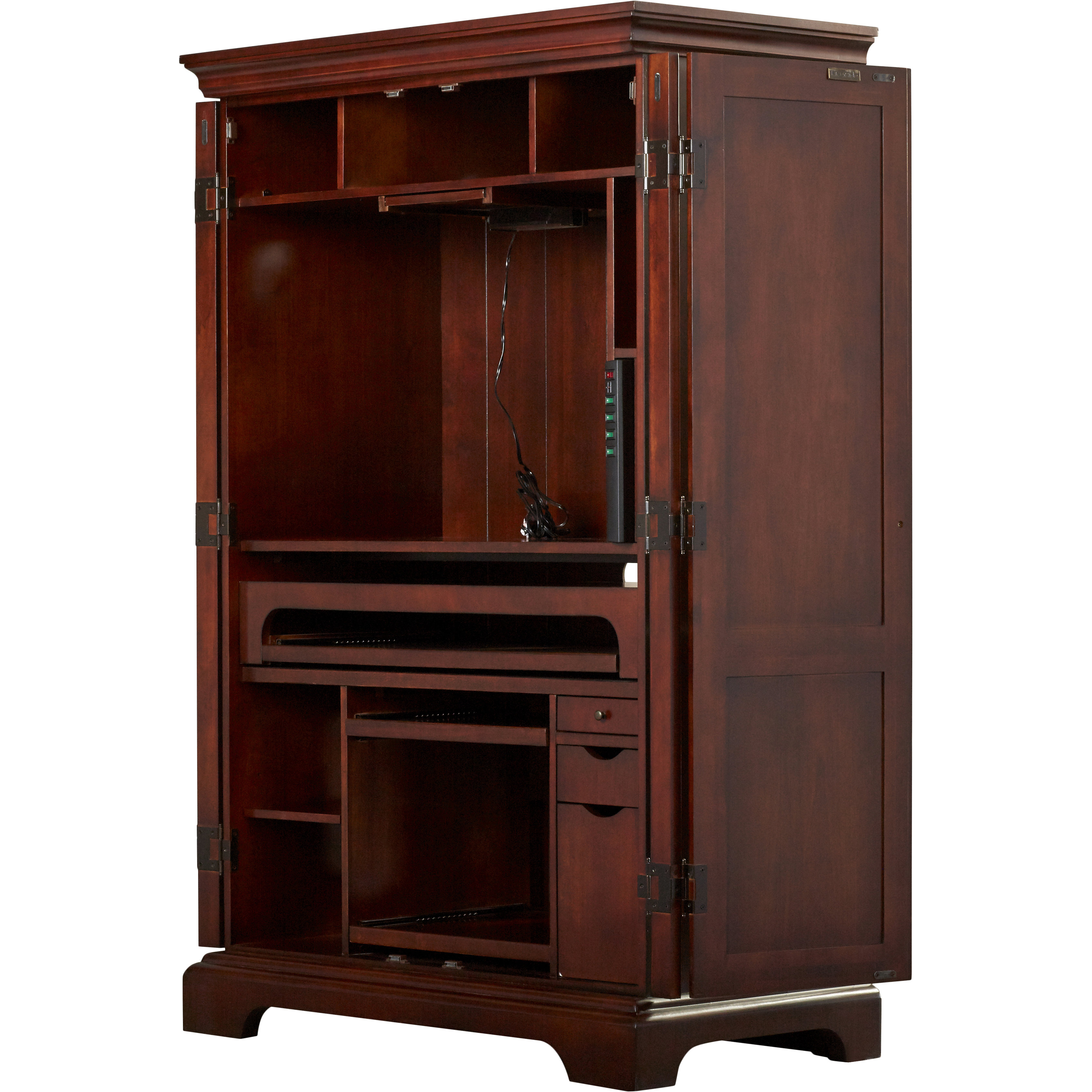 Darby Home Co Sidell Corner Armoire Desk & Reviews Wayfair
