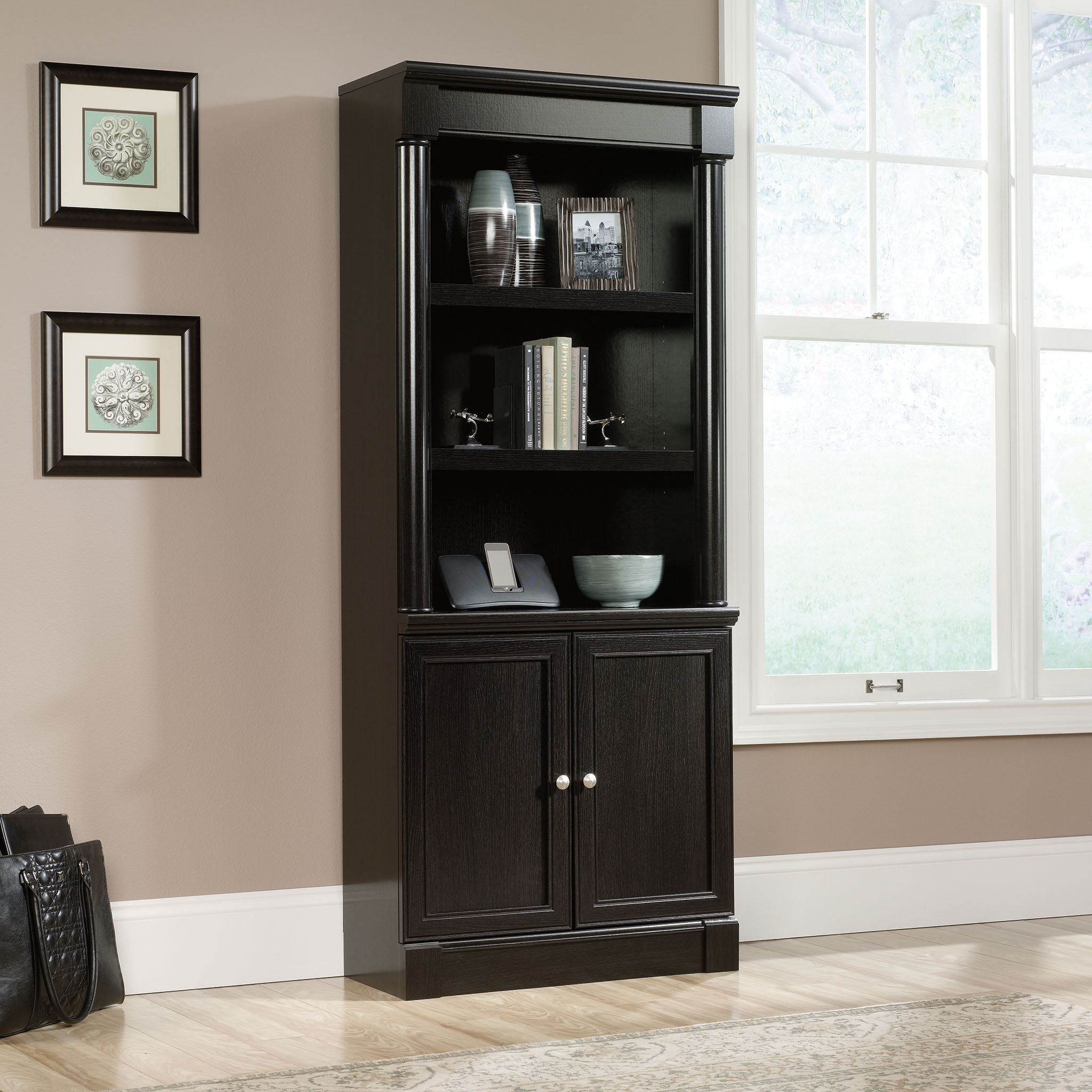 Bookcases With Doors You Ll Love Wayfair Hennepin 72 Standard Bookcase