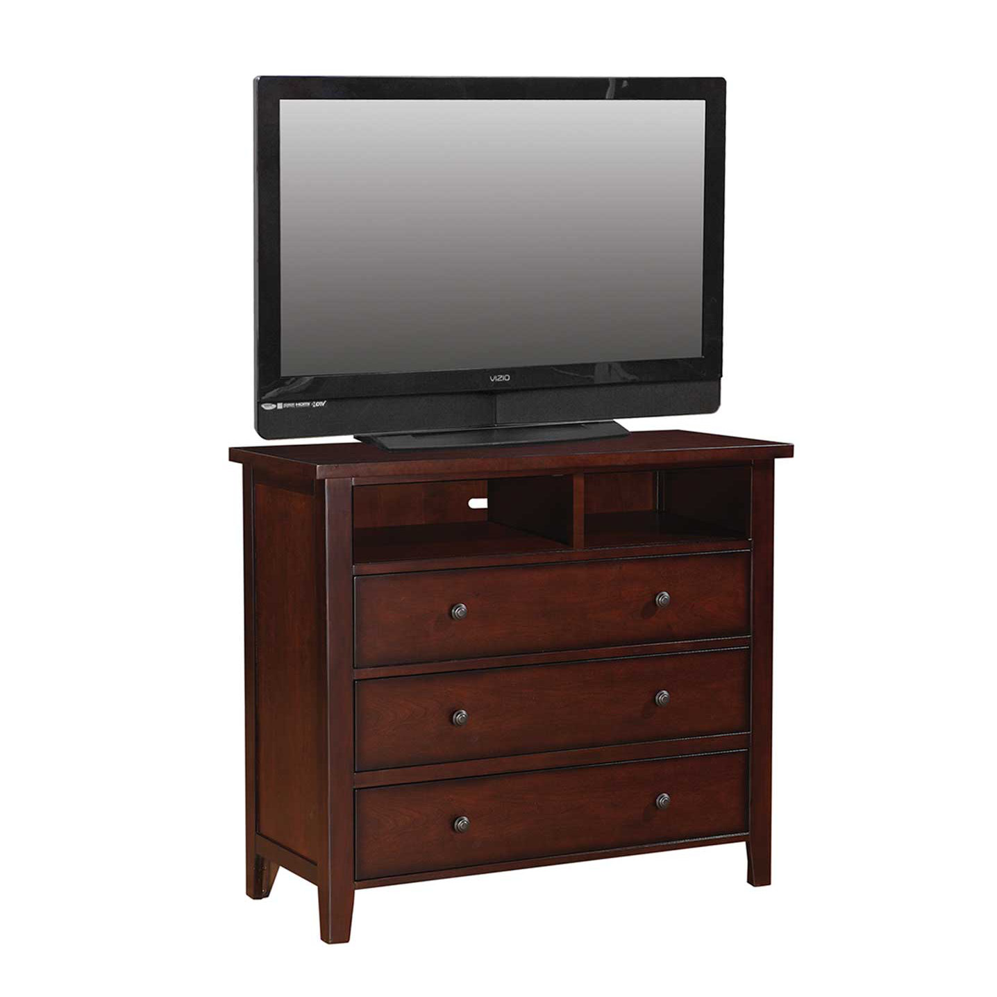 Alcott Hill Blackwell 3 Drawer Media Dresser & Reviews Wayfair