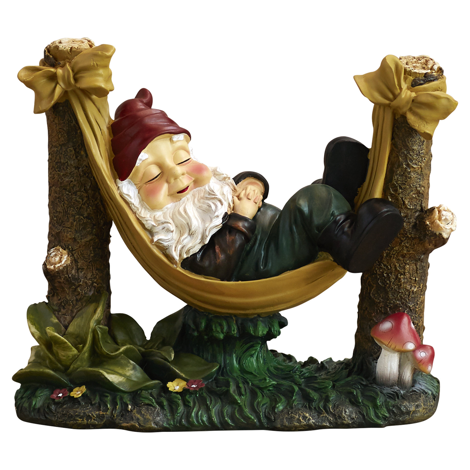 fall gnome statue