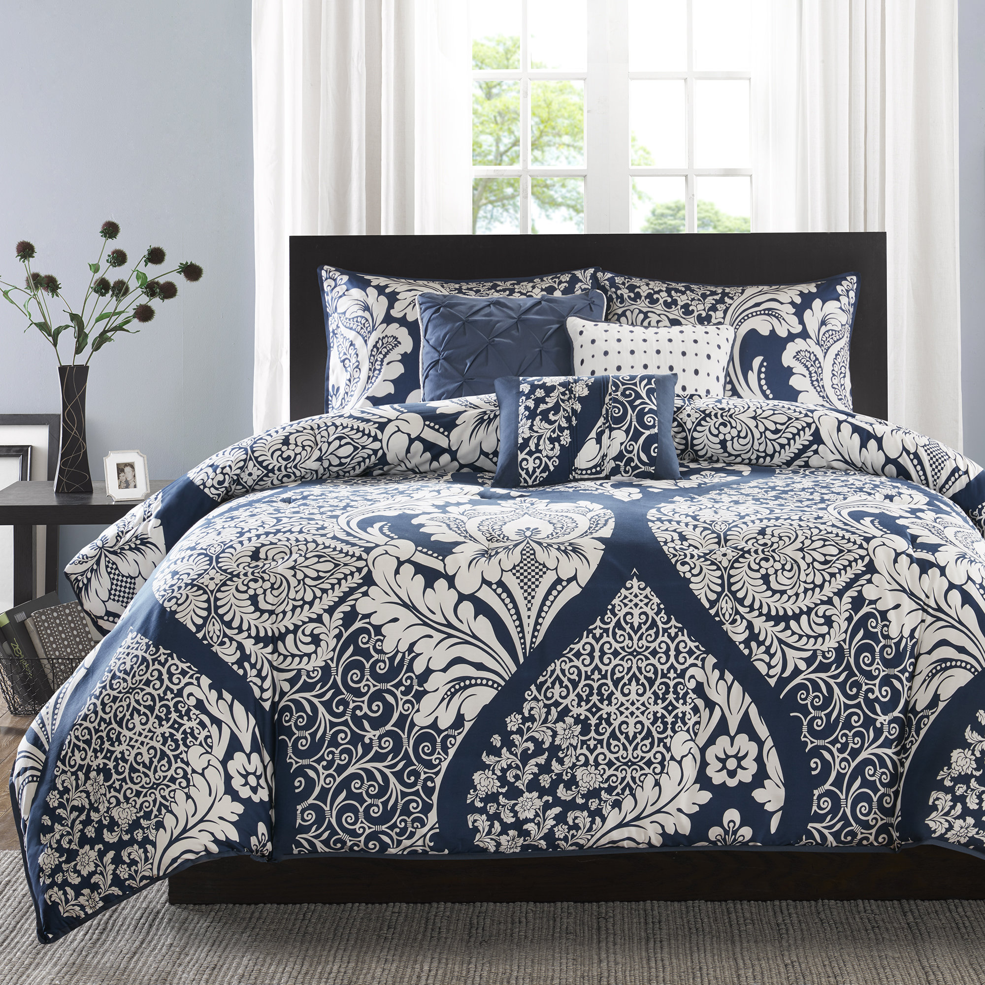 California King Duvet Cover Sets You Ll Love Wayfair Quick View Lakefront 6 Piece Duvet Cover Set
