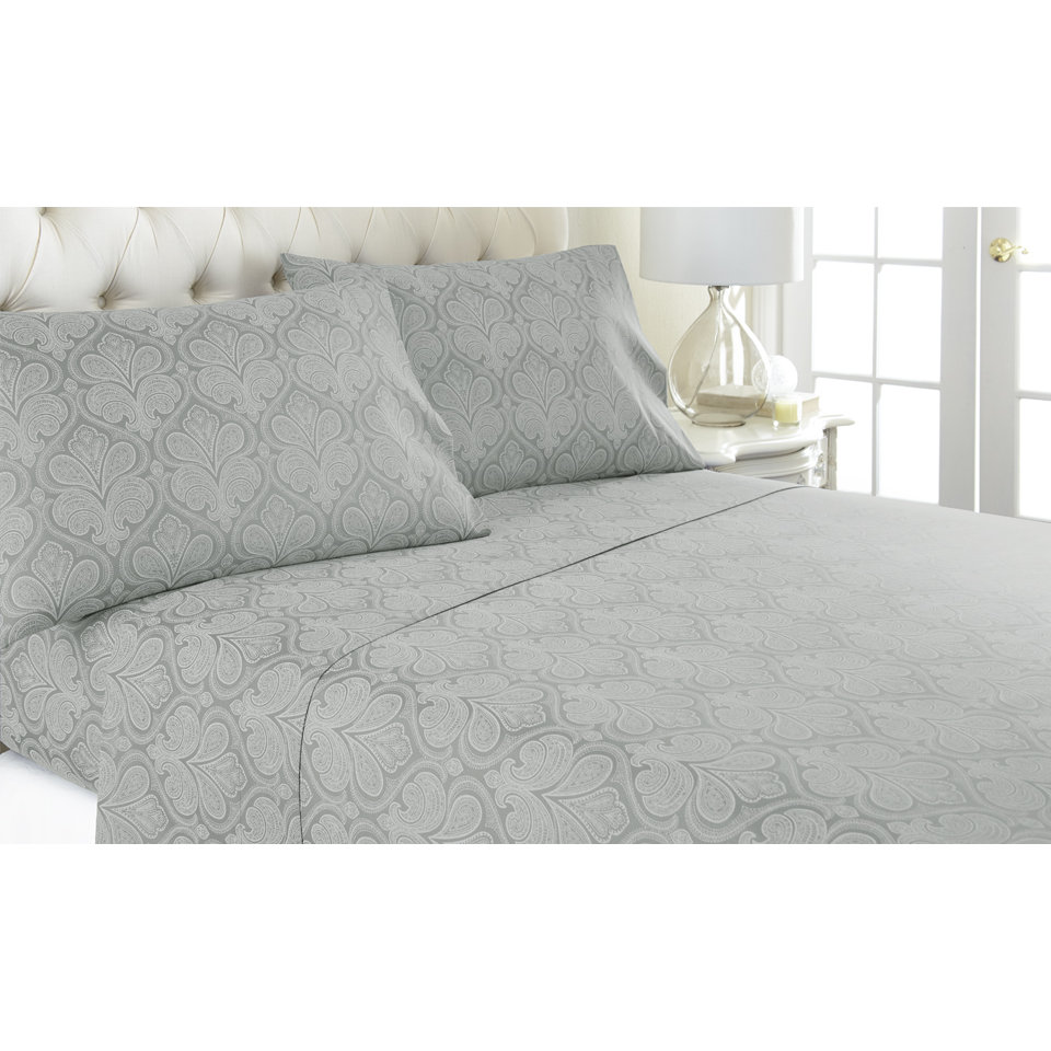 Charlton Home Fitzlewis 300 Thread Count Microfiber Sheet Set & Reviews