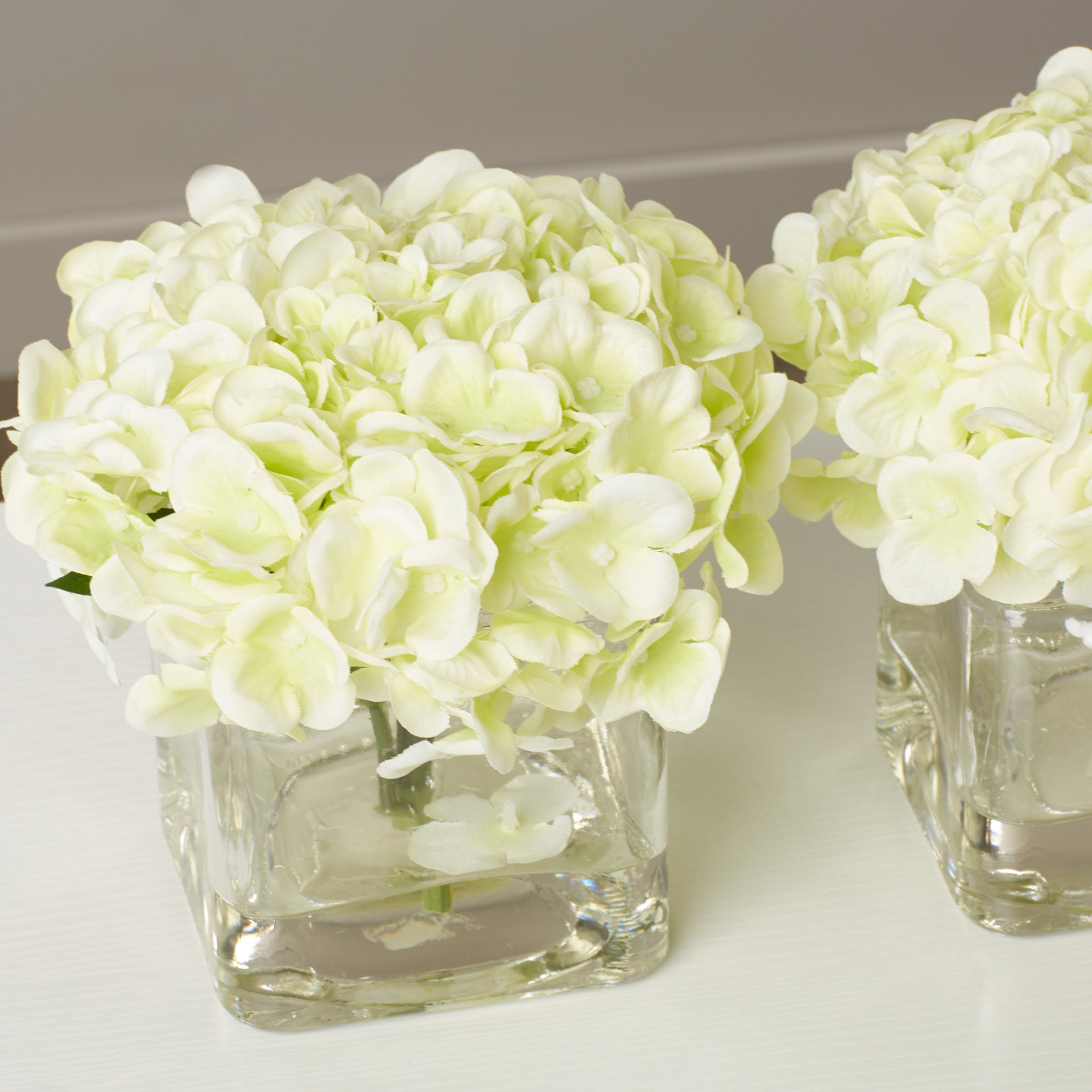 Faux White Hydrangea Set & Reviews Joss & Main