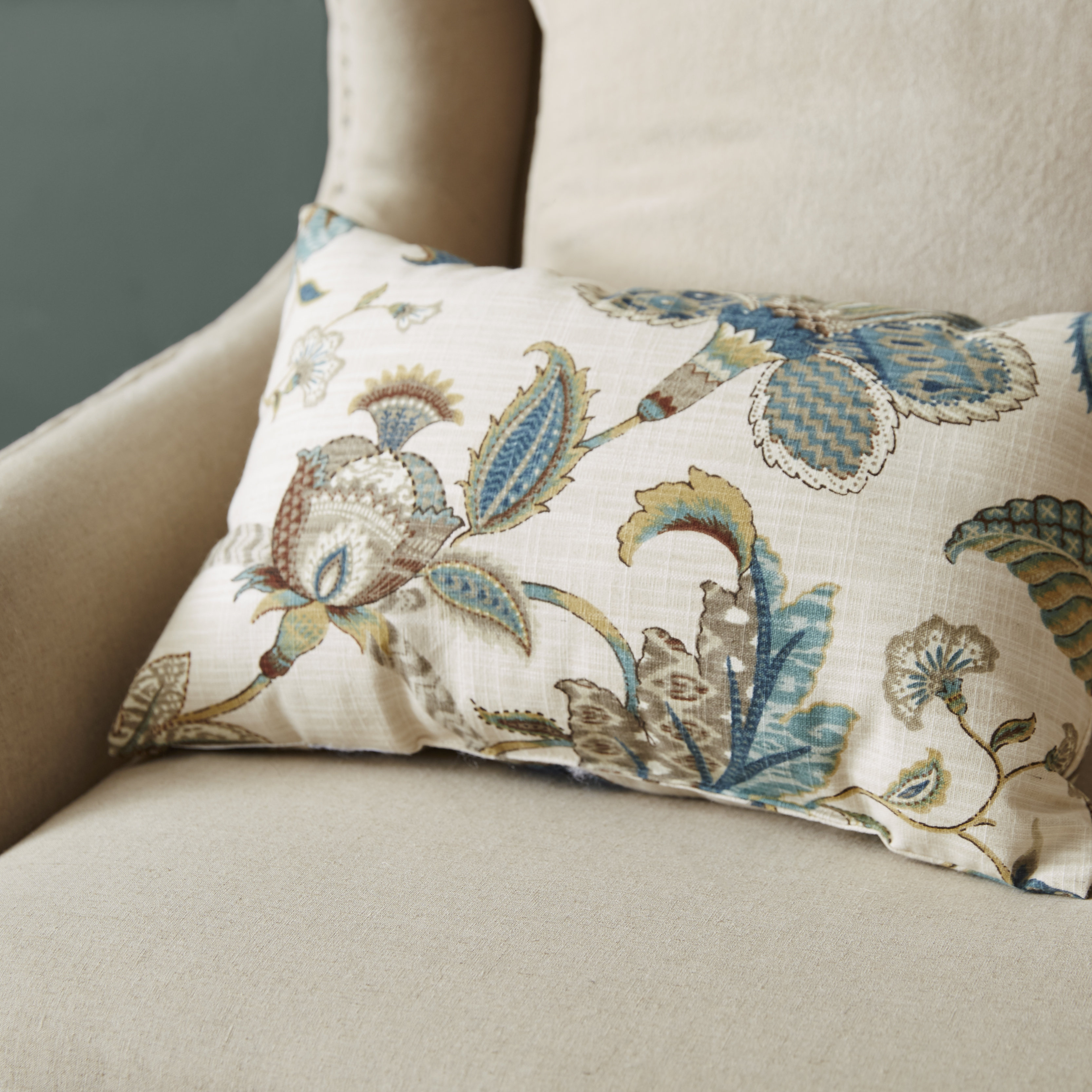 Charlton Home Erie Cotton Lumbar Pillow & Reviews Wayfair