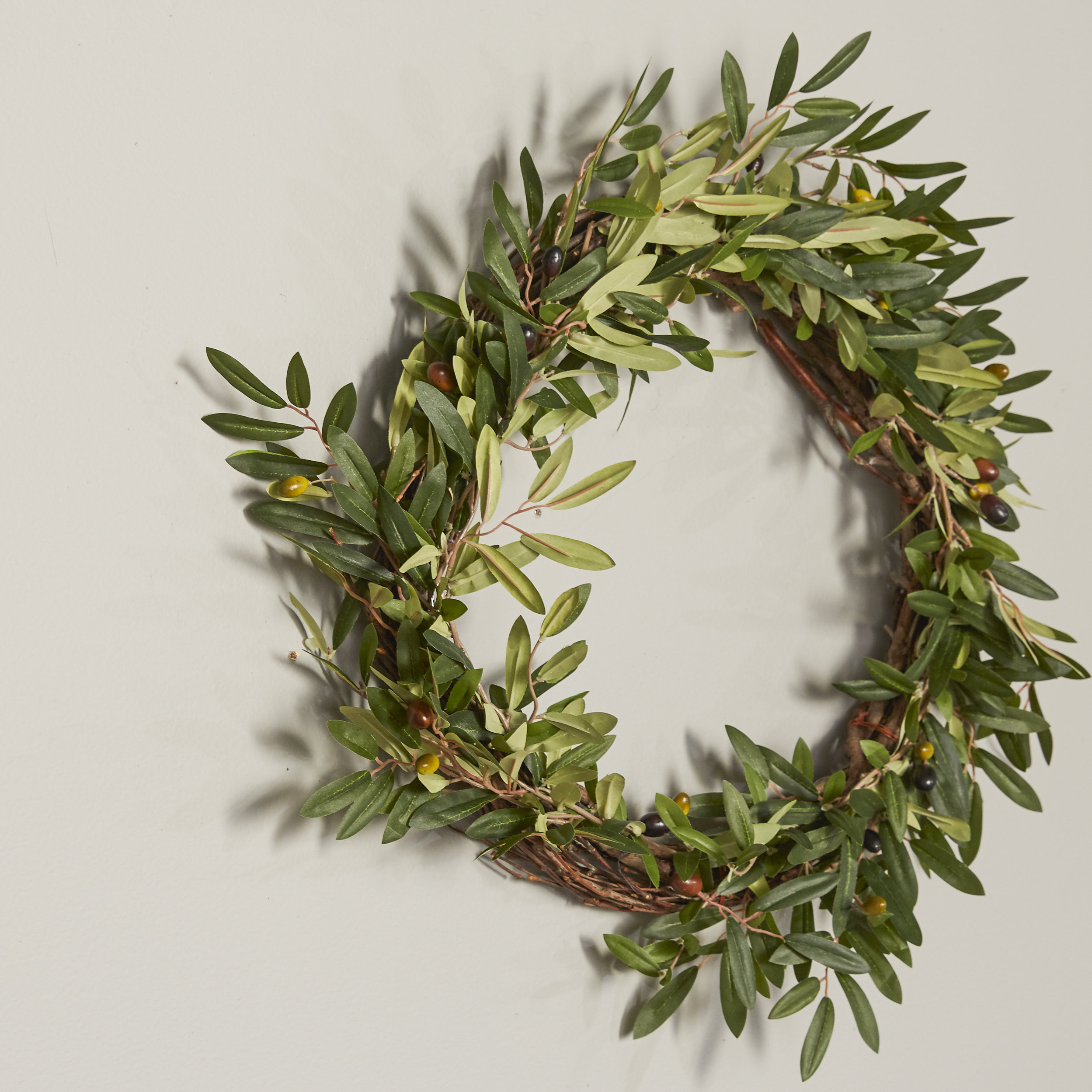 Faux olive wreath  reviews  joss  main Faux olive wreath  reviews  joss  main